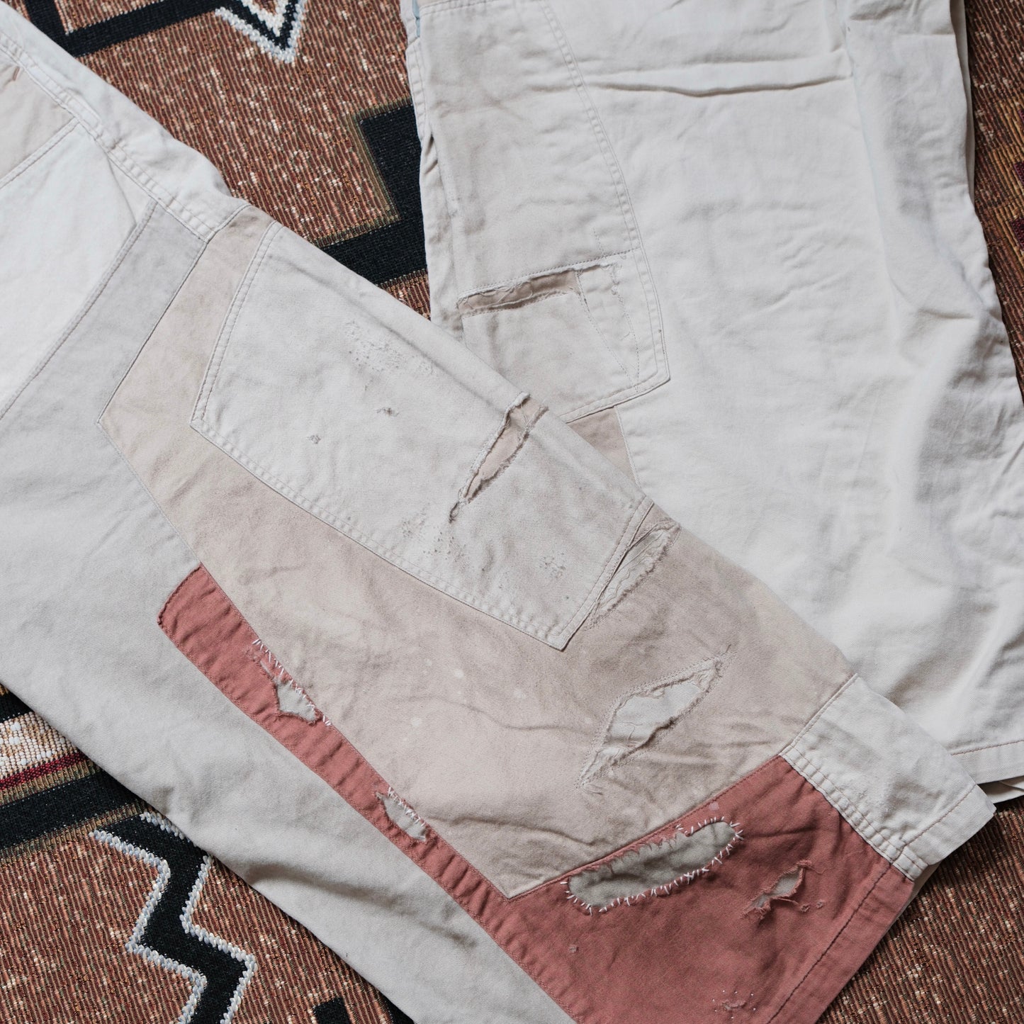 ANACHRONORM Remaked Mix Panel Wide Easy Pants