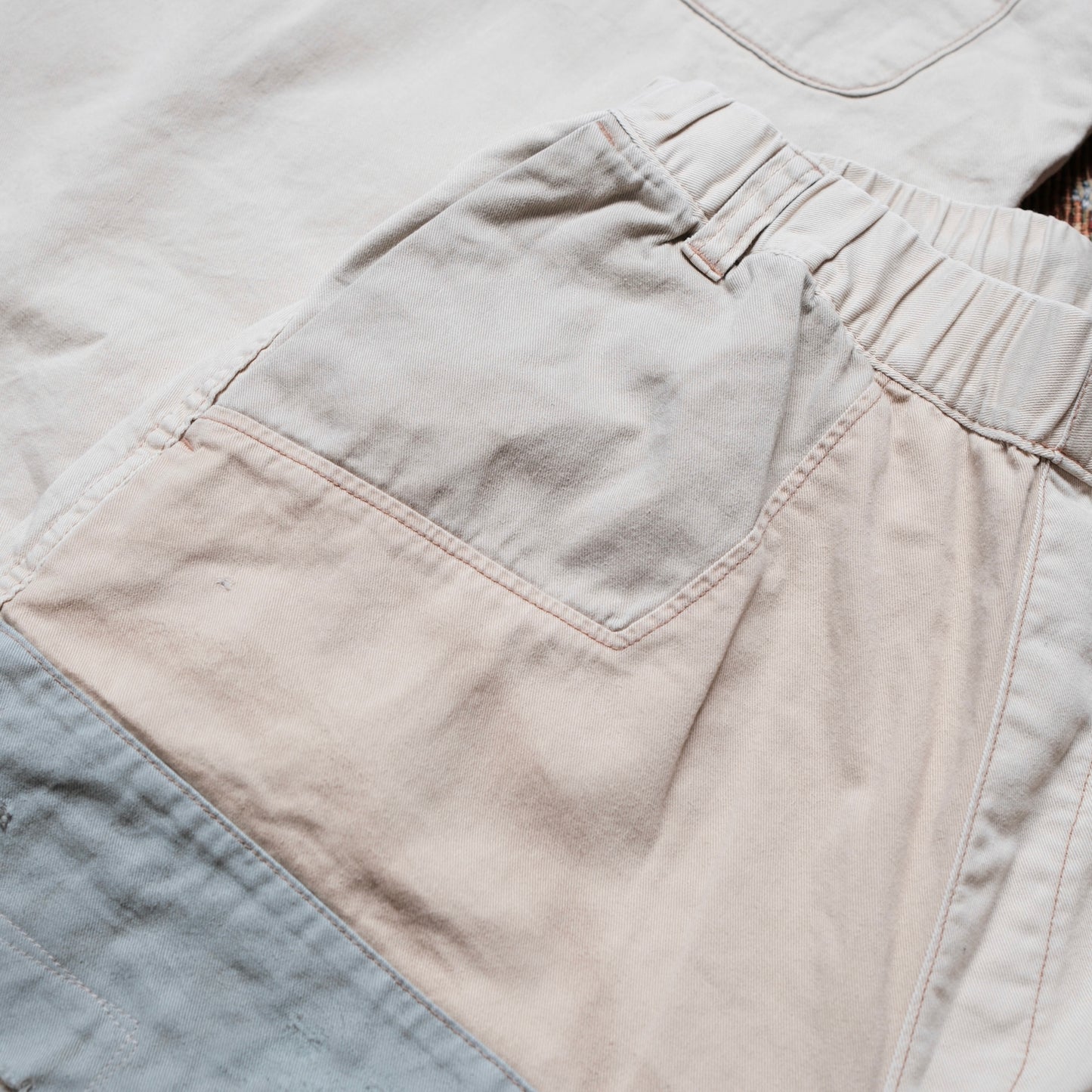 ANACHRONORM Remaked Mix Panel Wide Easy Pants
