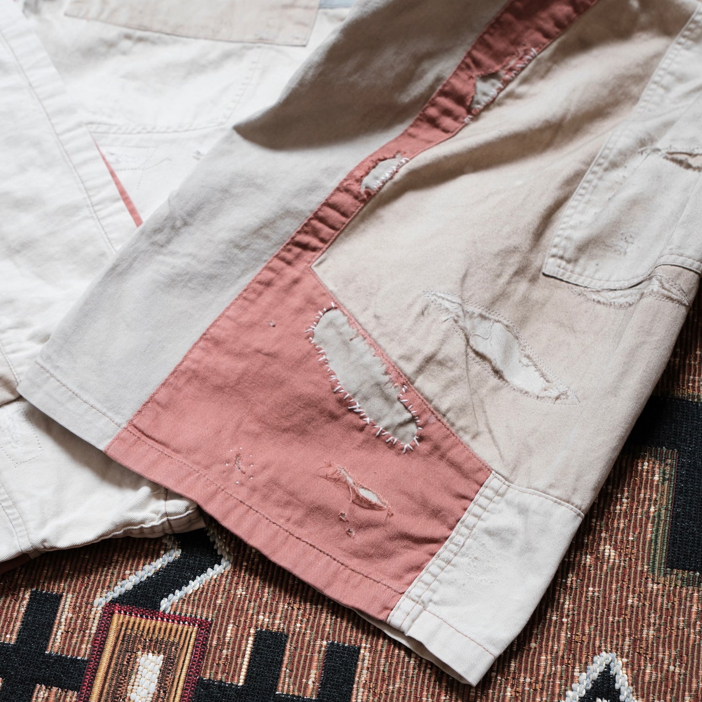 ANACHRONORM Remaked Mix Panel Wide Easy Pants