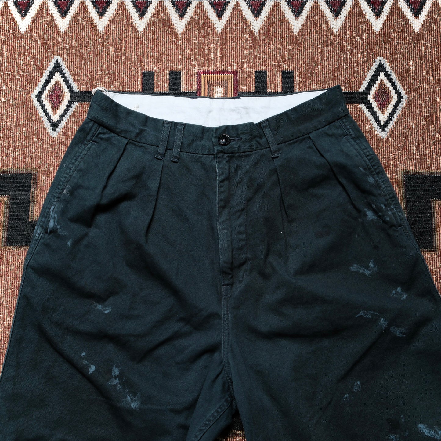 ANACHRONORM Dirtwork Wide Chino Trousers