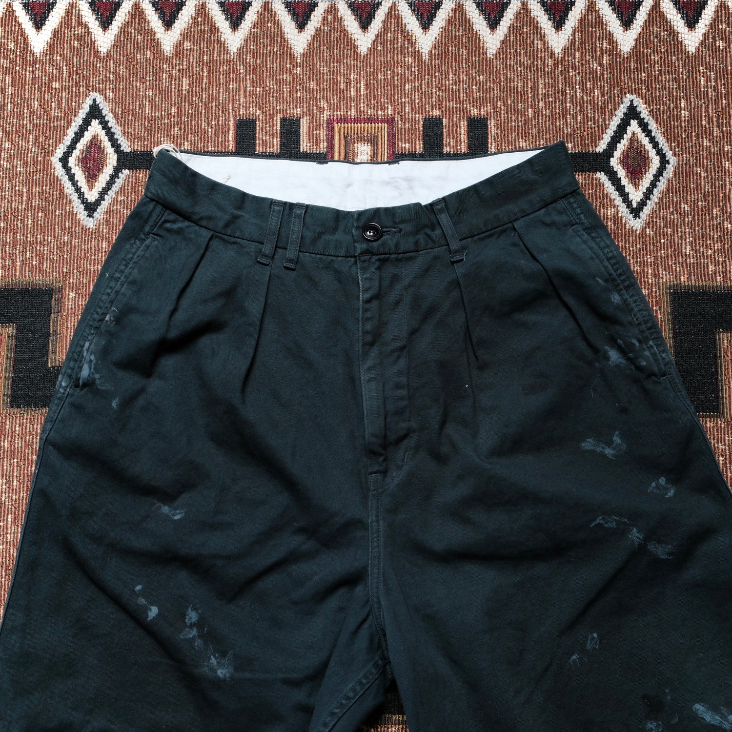 ANACHRONORM Dirtwork Wide Chino Trousers