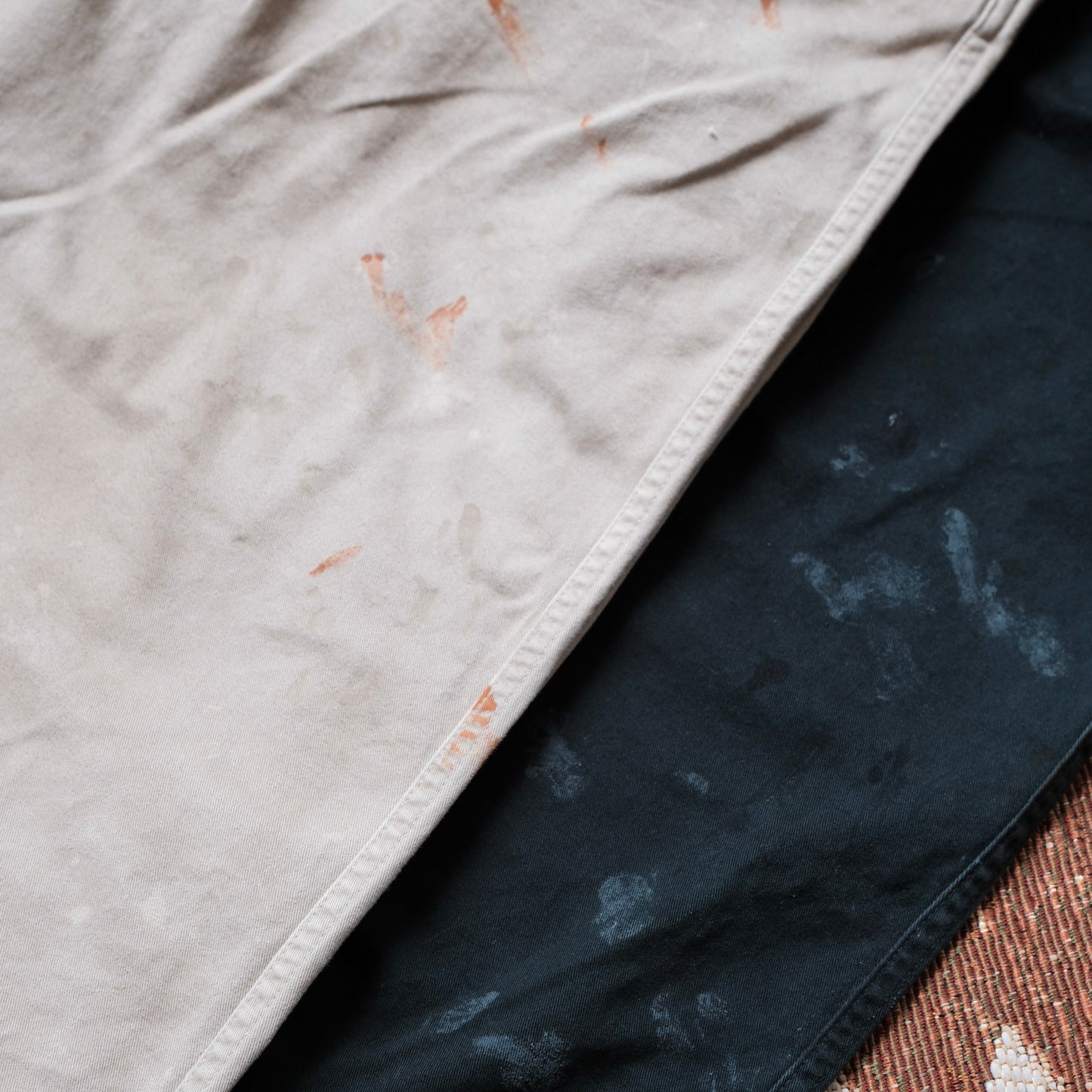 ANACHRONORM Dirtwork Wide Chino Trousers