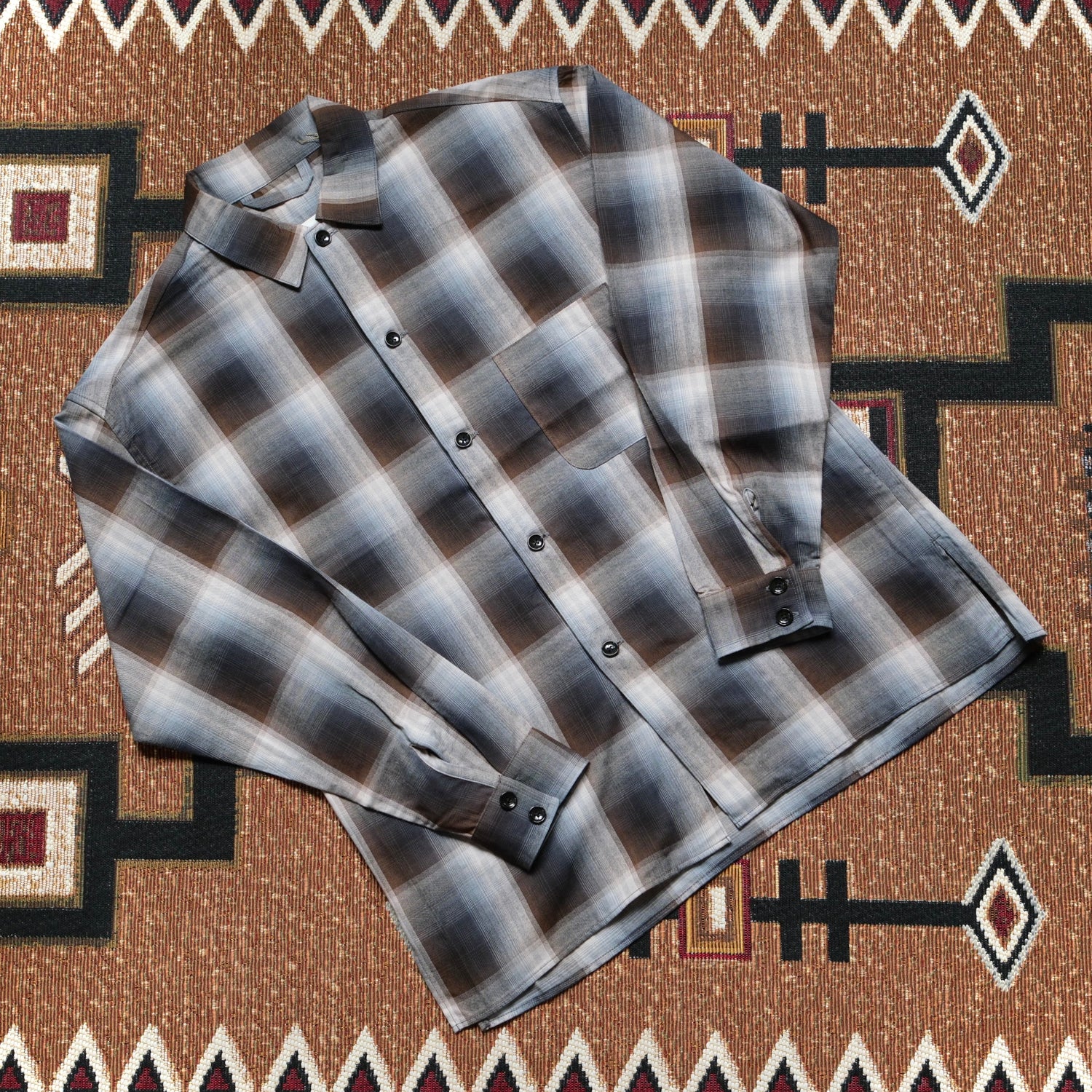 ANACHRONORM Relux Open Color Check Shirt