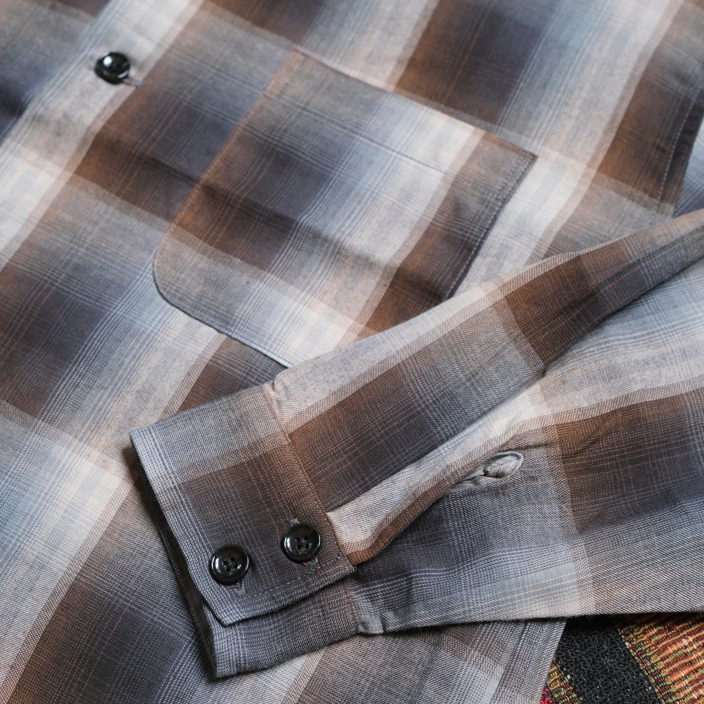 ANACHRONORM Relux Open Color Check Shirt