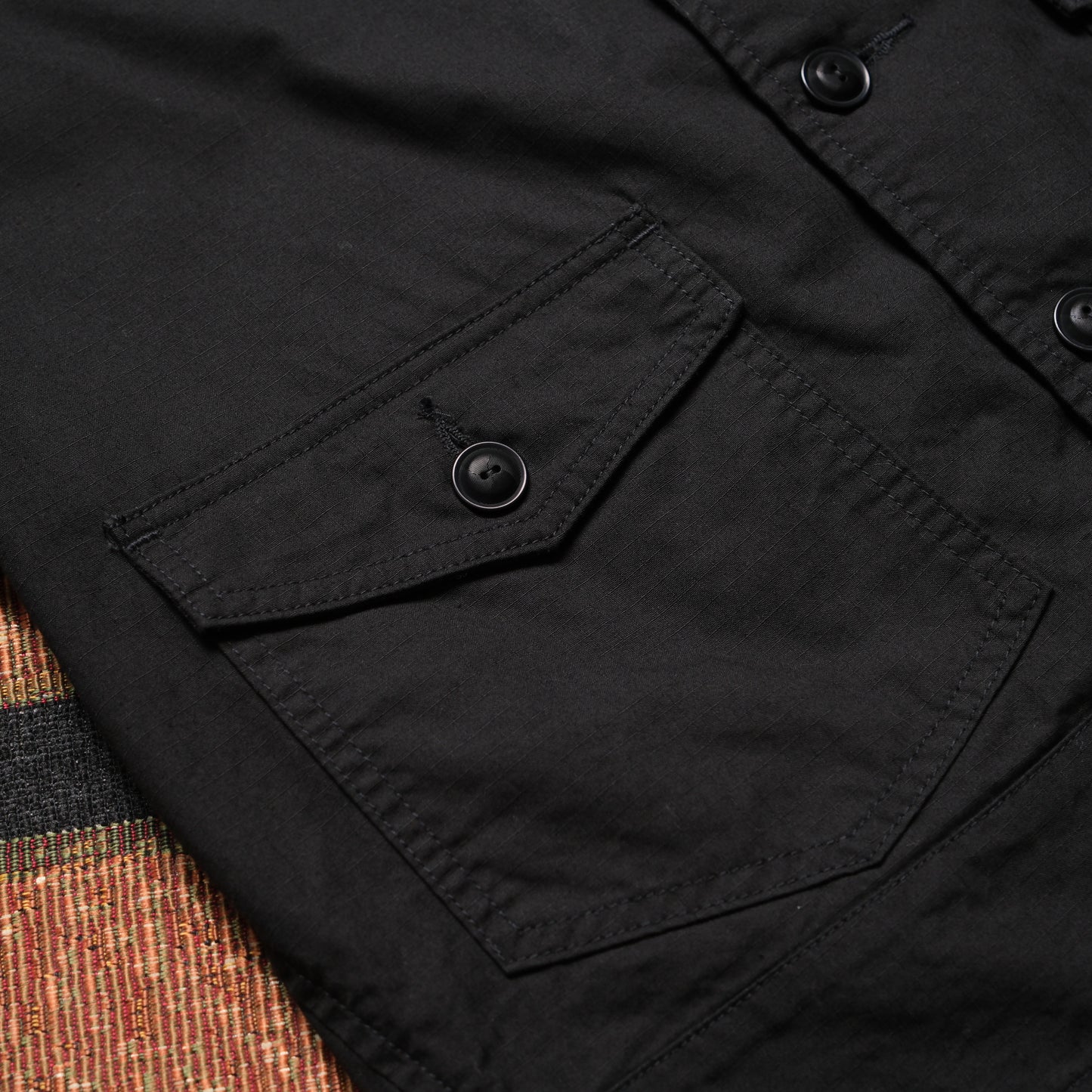 BLACK SIGN Military Ripstop Civilian Cossack Jacket
