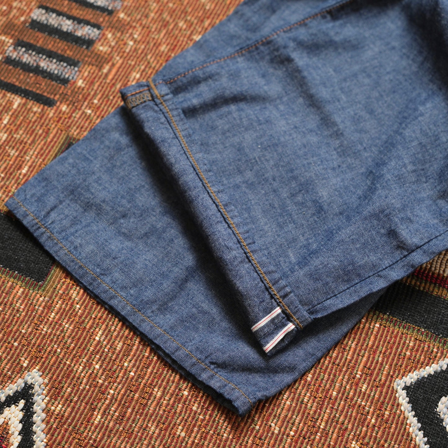 BLACK SIGN 1920s 5.5oz Selvedge Chambray Death Valley Waist-Overalls