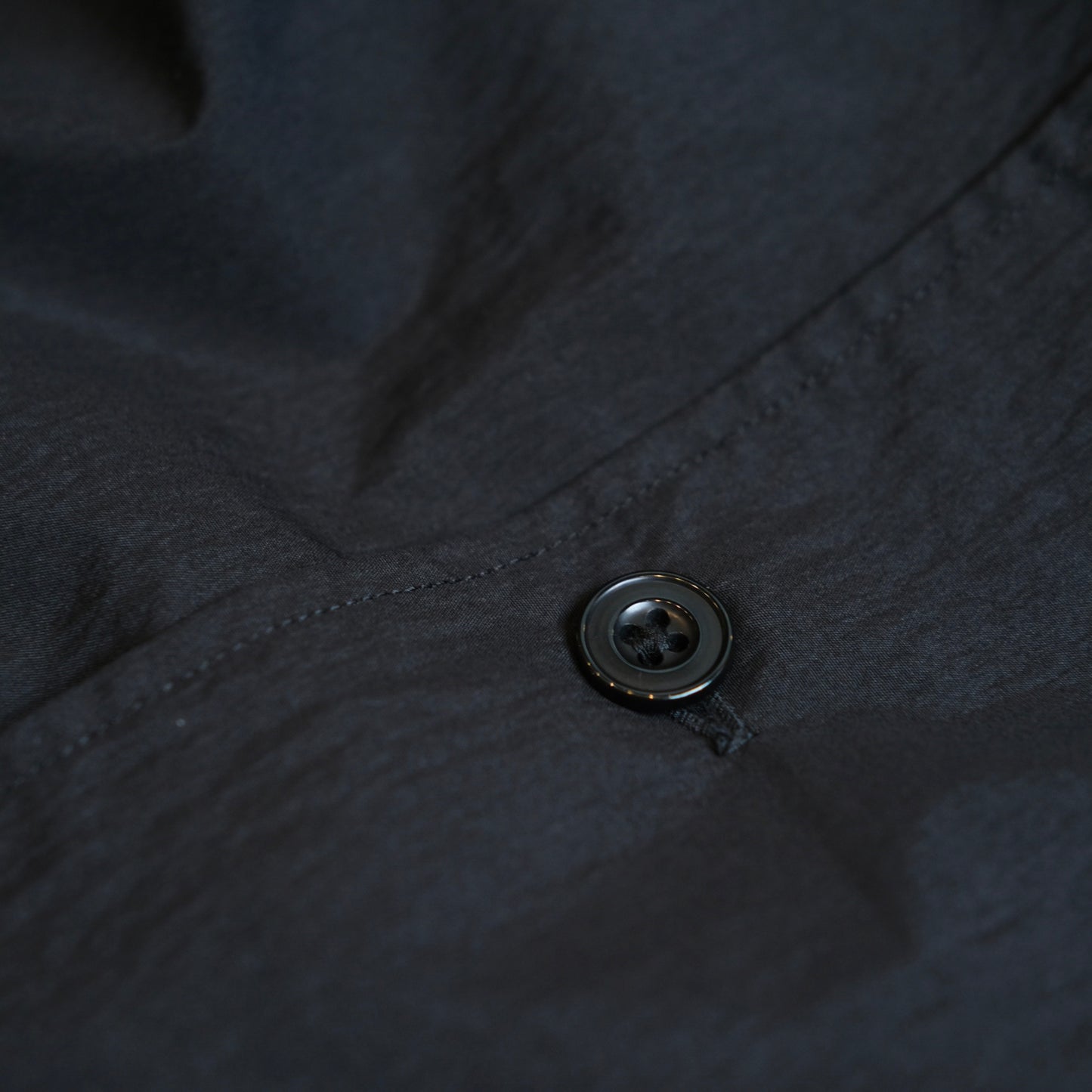 HAND ROOM Open Collar Porter Shirt II