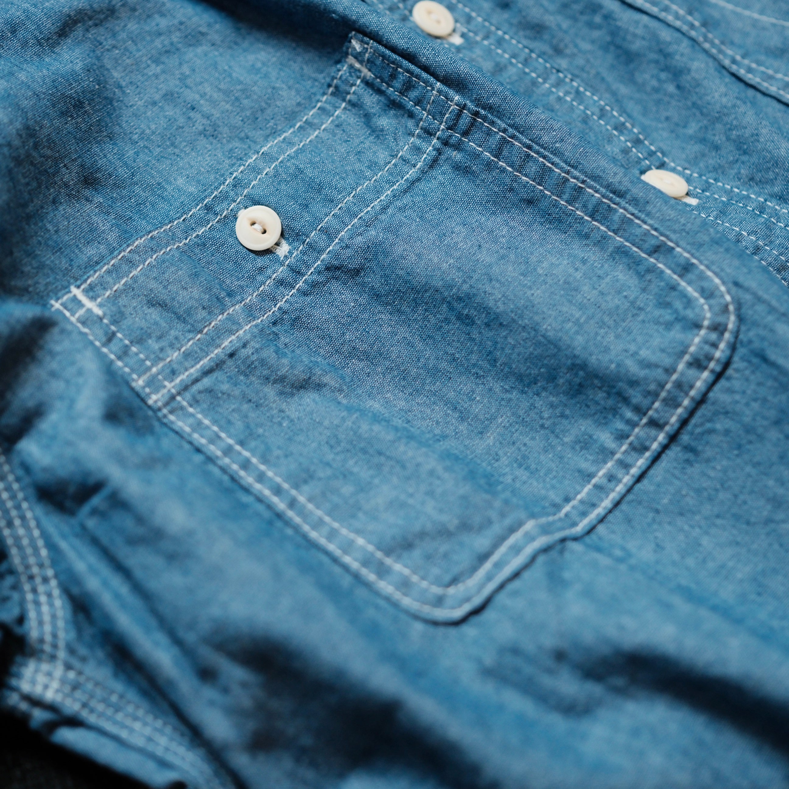 REMI RELIEF 5oz Selvedge Chambray Work Shirt – Leather Healer