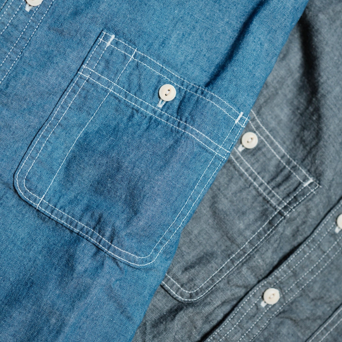 REMI RELIEF 5oz Selvedge Chambray Work Shirt