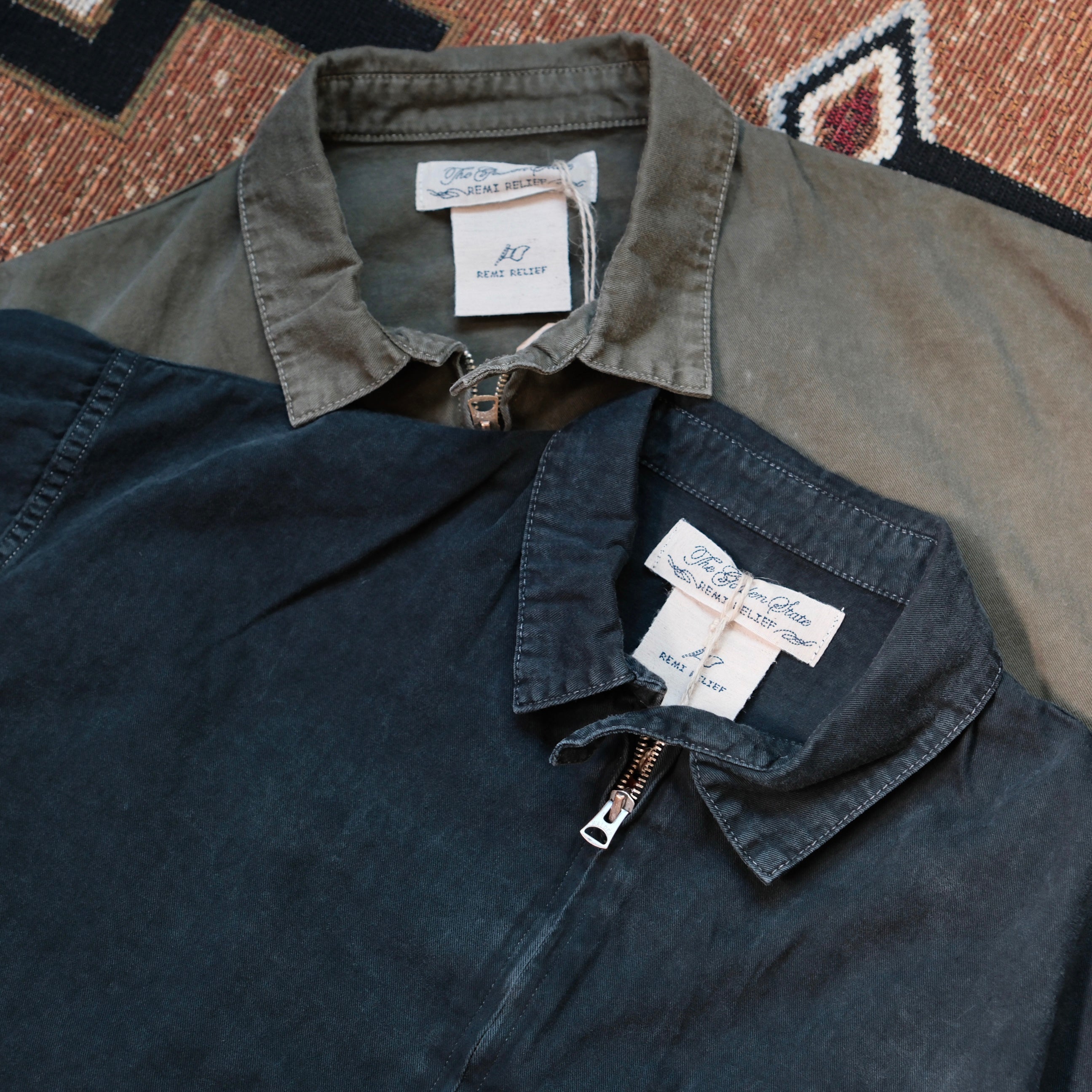 REMI RELIEF Work Twill Drizzer Jacket – Leather Healer