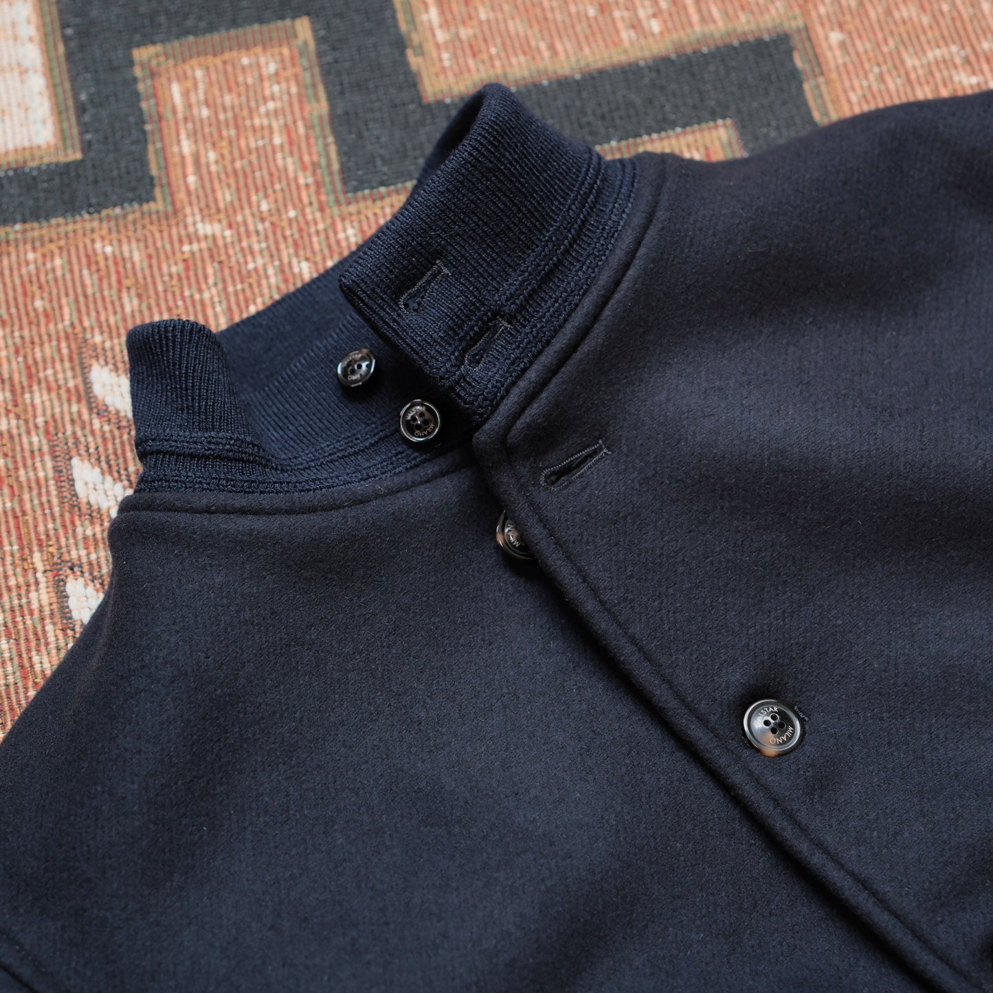 Valstar Virgin Wool Felt Bomber Jacket