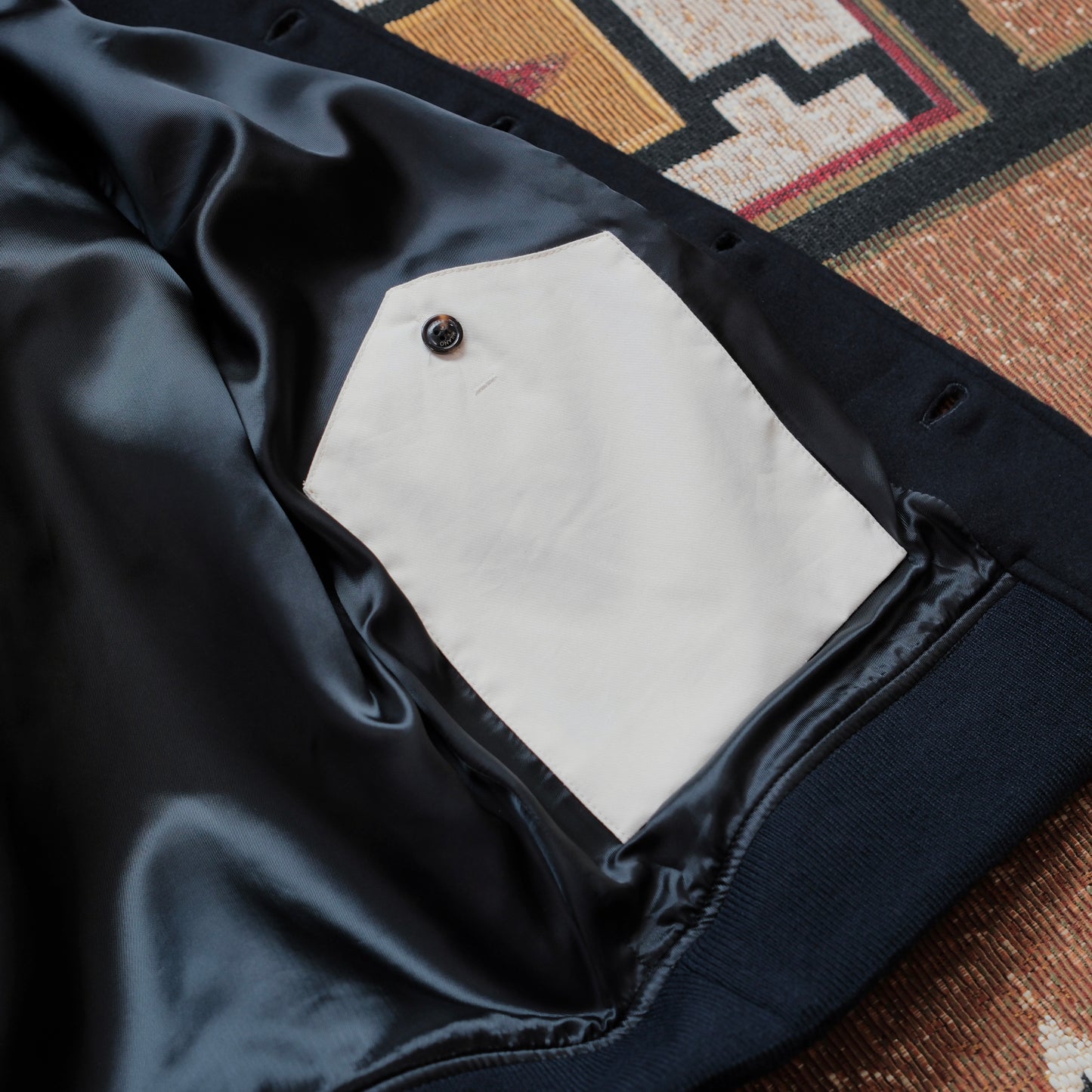 Valstar Virgin Wool Felt Bomber Jacket