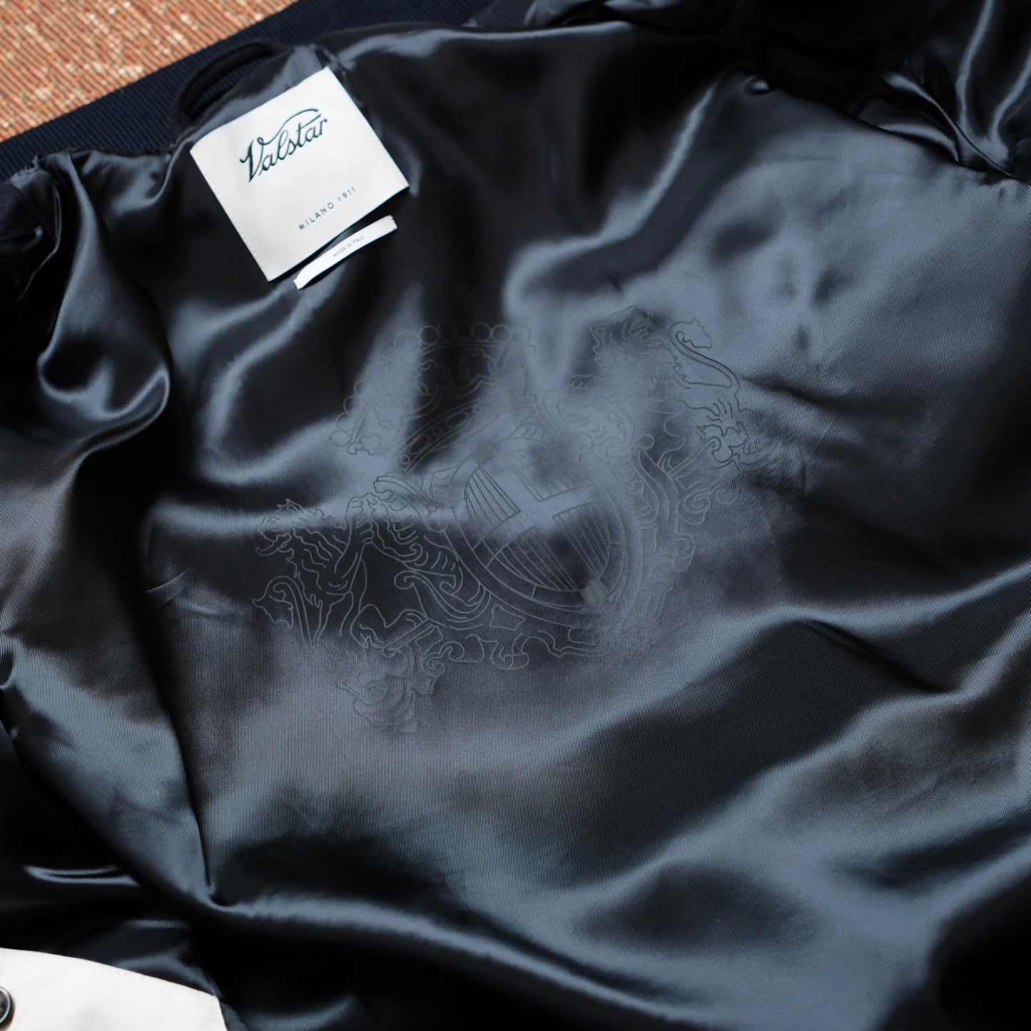 Valstar Virgin Wool Felt Bomber Jacket