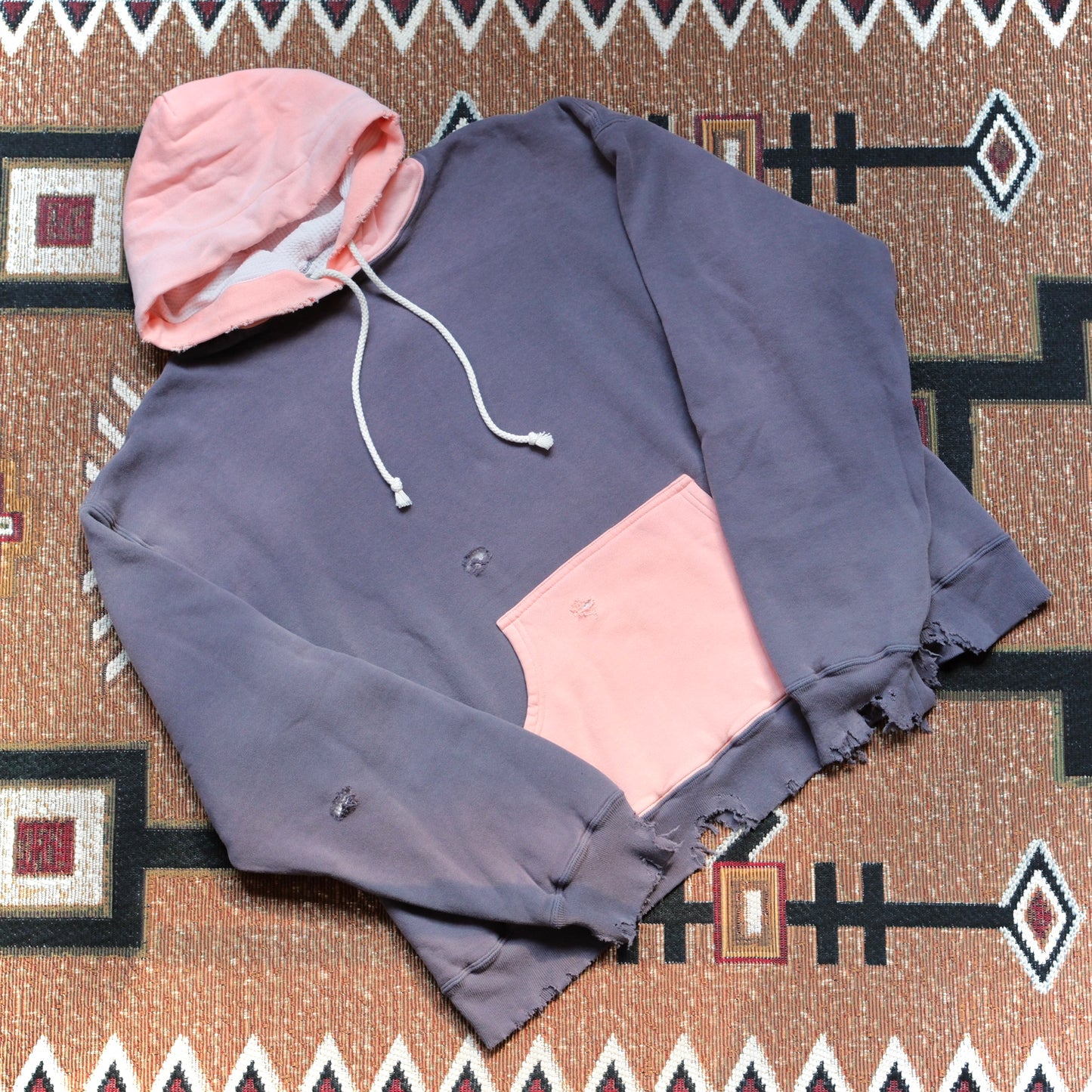 FULL COUNT Fading Double Face Sweat Hoodie