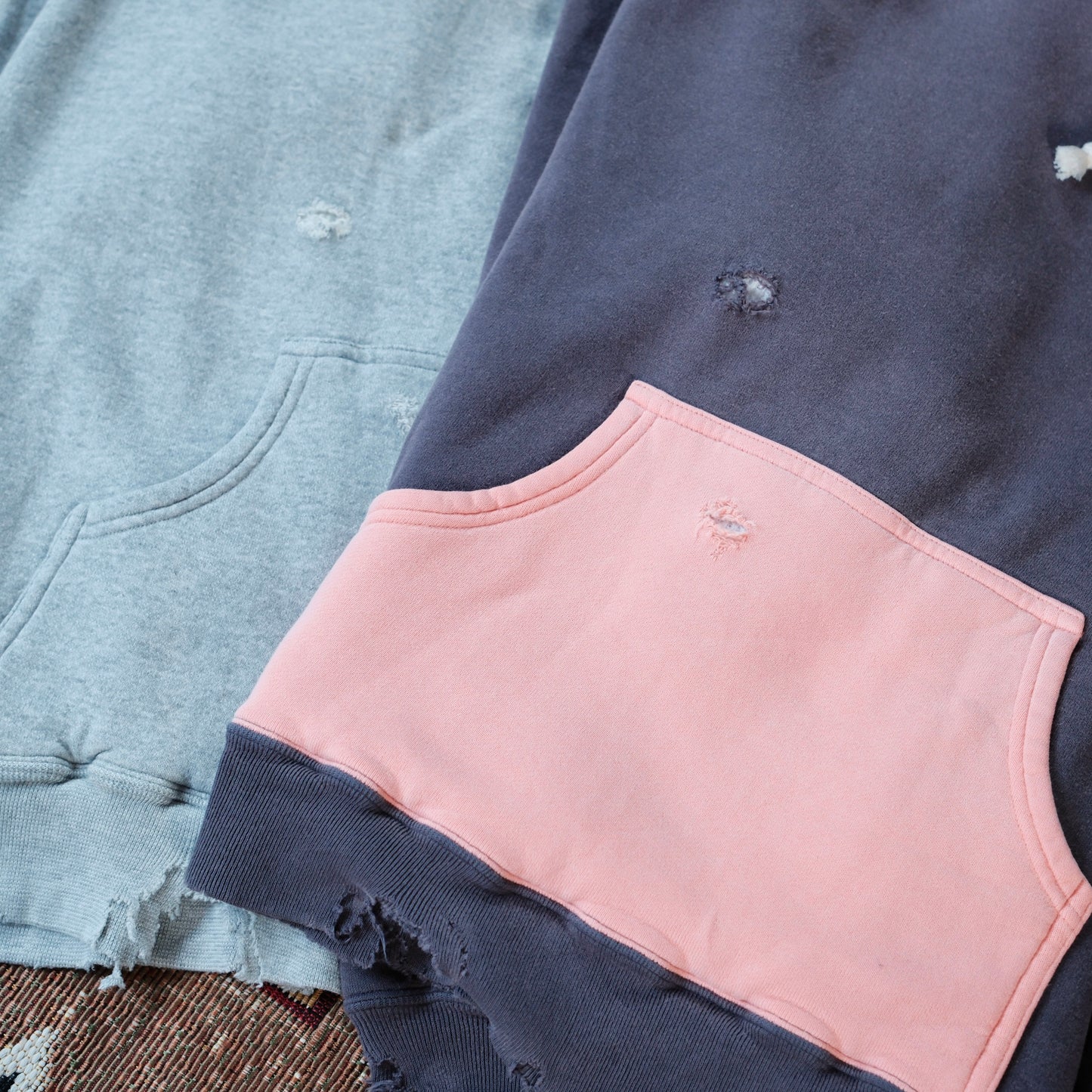 FULL COUNT Fading Double Face Sweat Hoodie