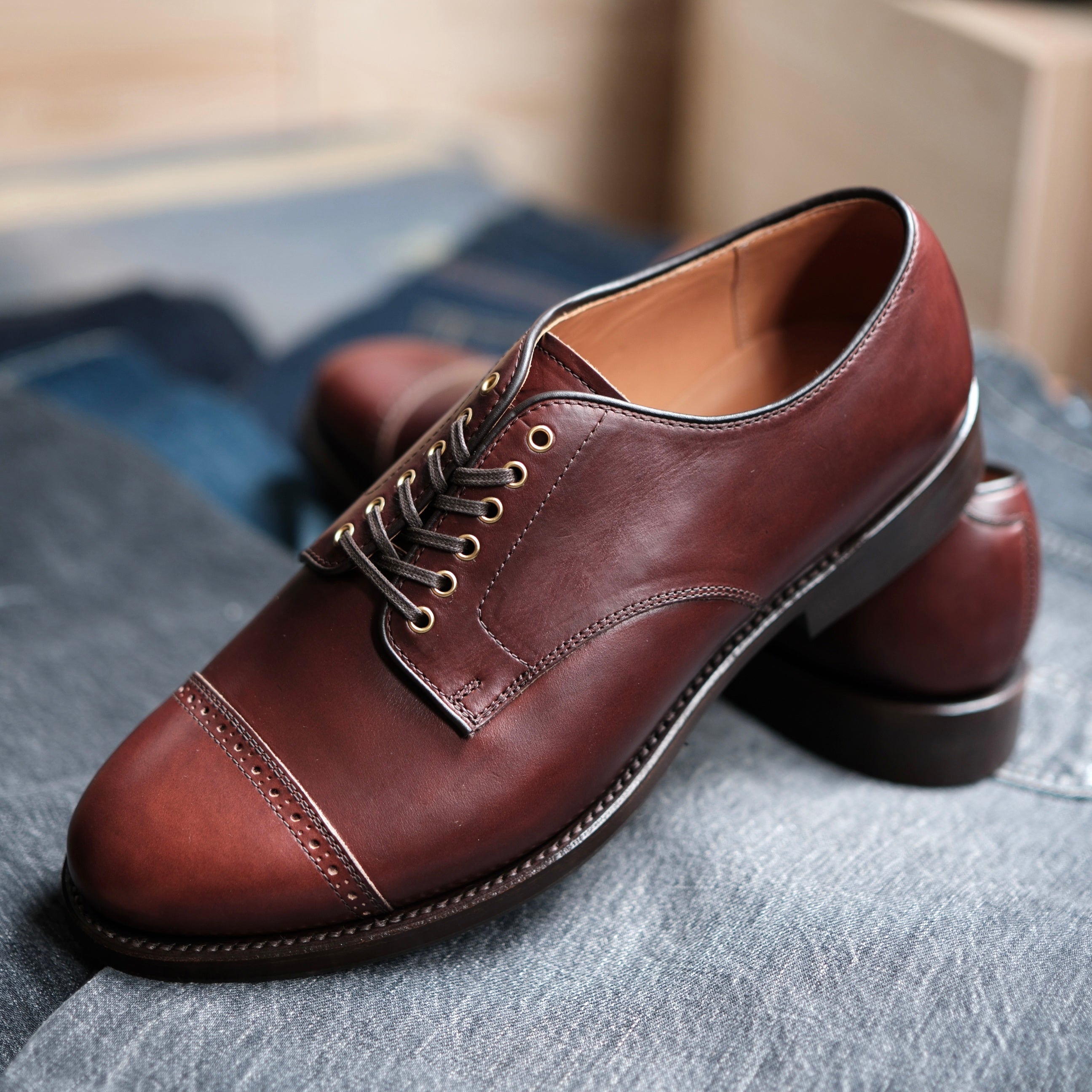 WHEEL ROBE 6-eyelet Military Shoe (LH Exclusive) – Leather Healer