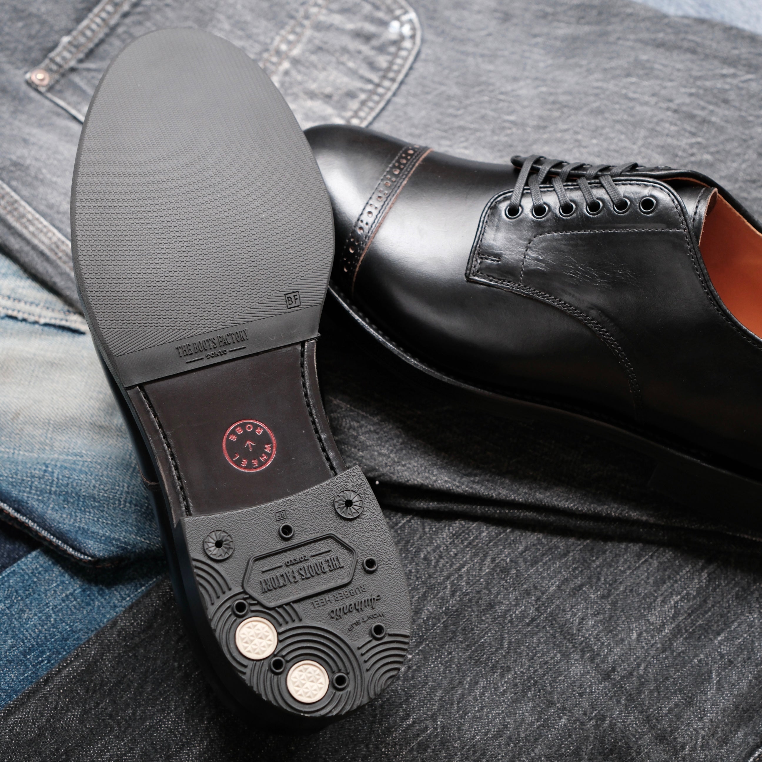 WHEEL ROBE 6-eyelet Military Shoe (LH Exclusive) – Leather Healer