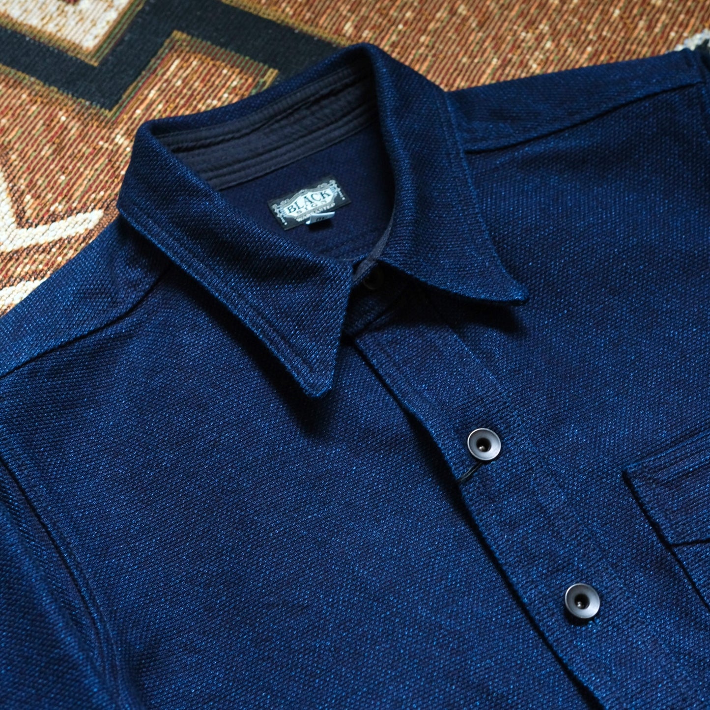 BLACK SIGN 1930s ''Sashiko" Indigo Pigpen Jacket