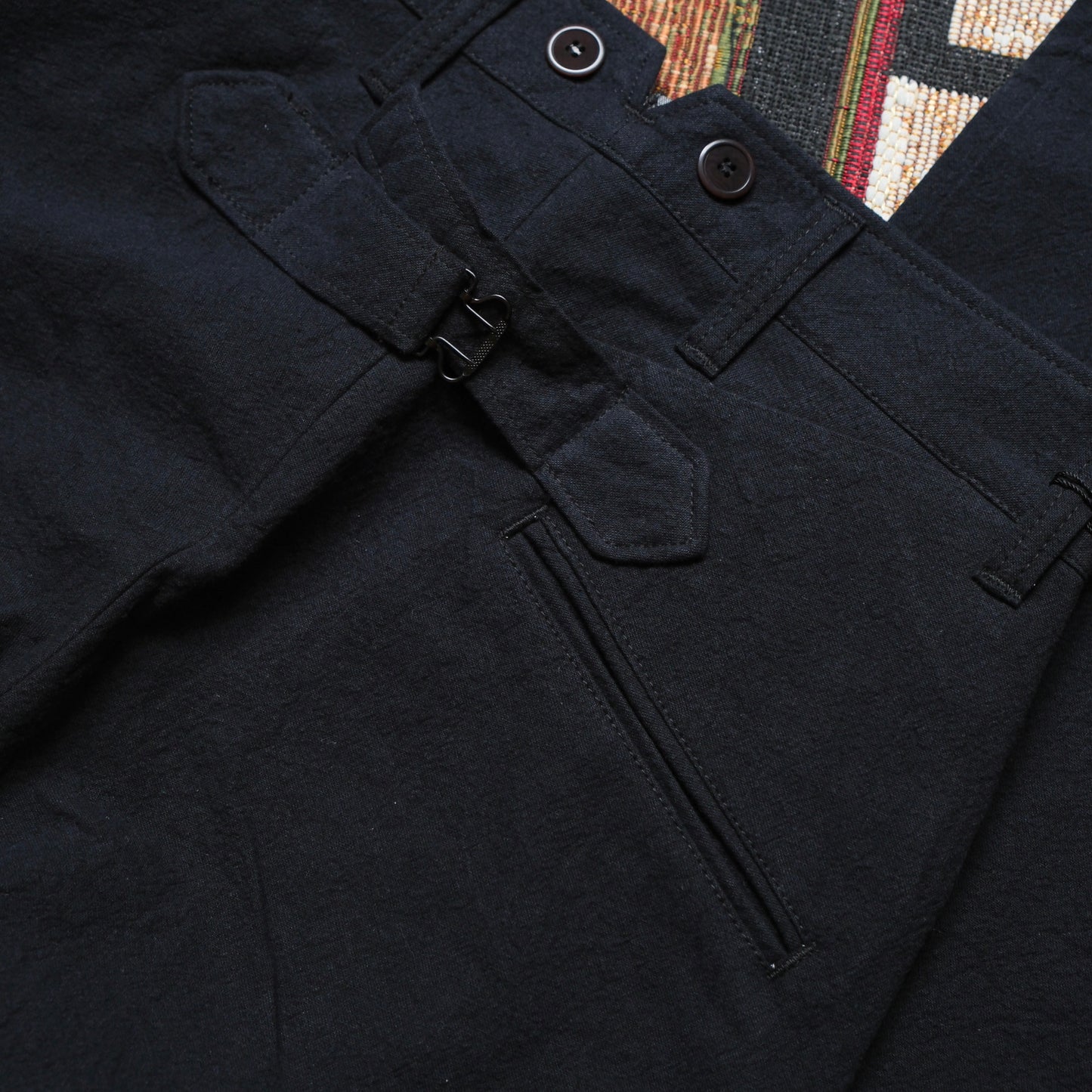 BLACK SIGN Ancient Cloth Avignon Trousers