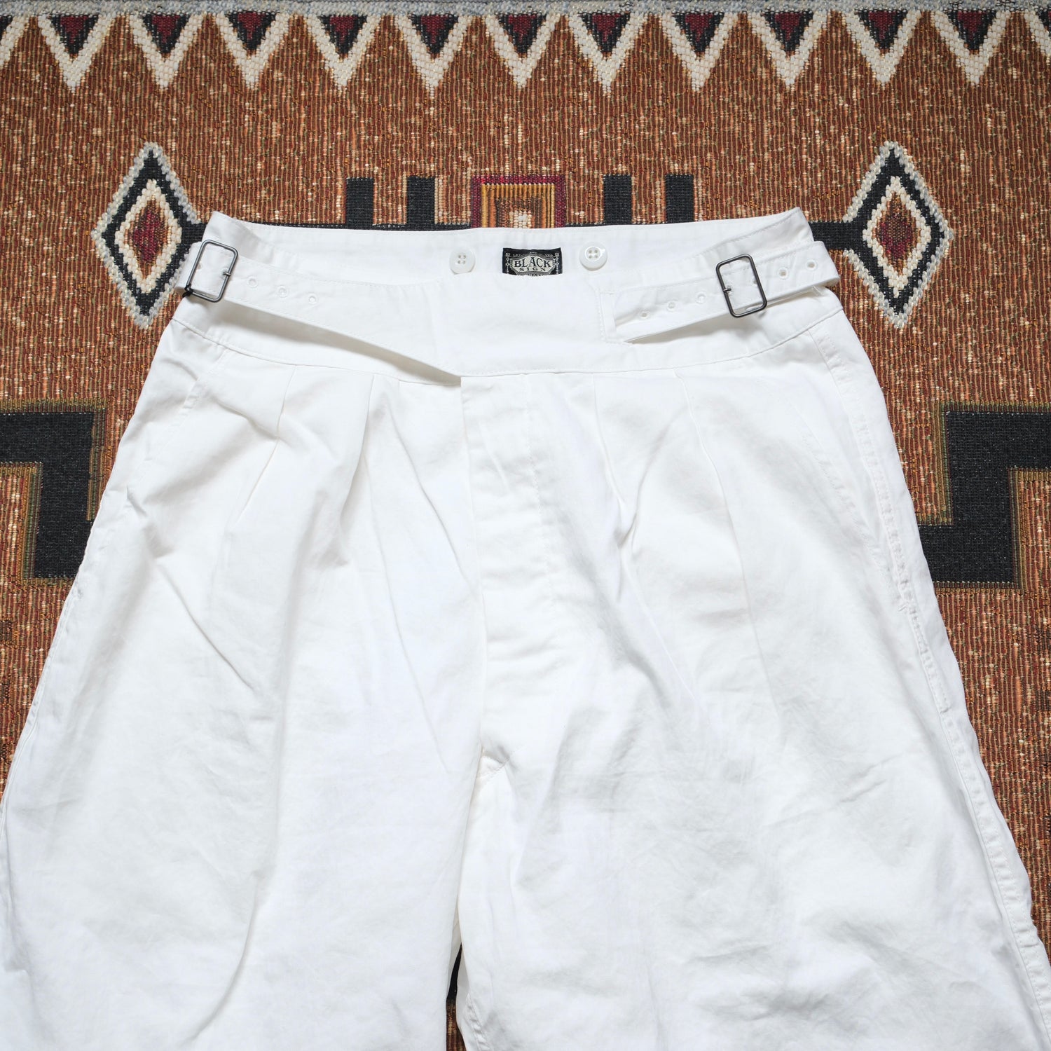 BLACK SIGN CL Twill Wide Gurkha Pants