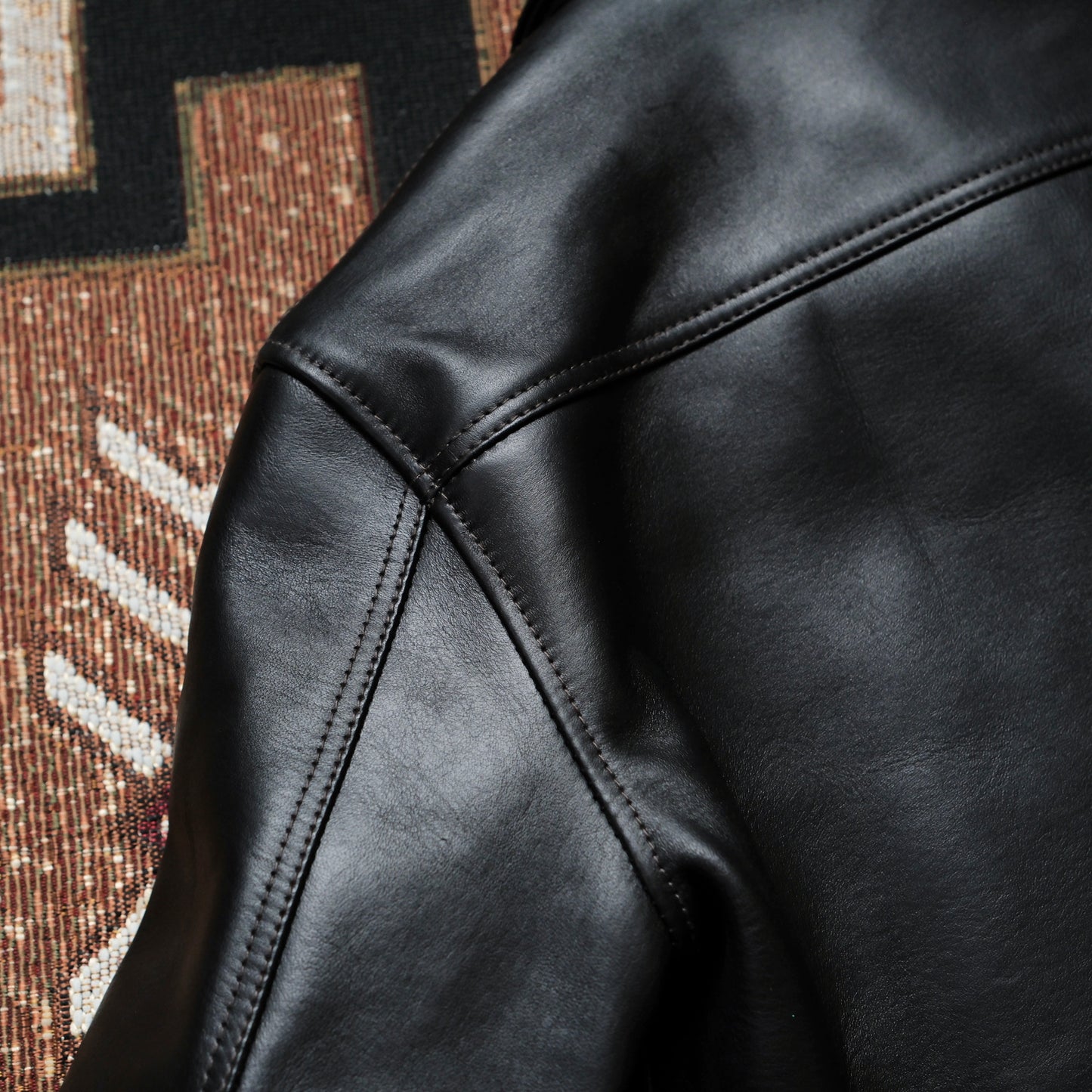 Y'2 LEATHER Eco Horse Tea-Core WWII Type Jean Jacket