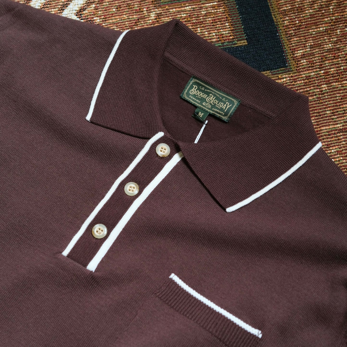 Boogie Holiday Tipped Polo Shirt