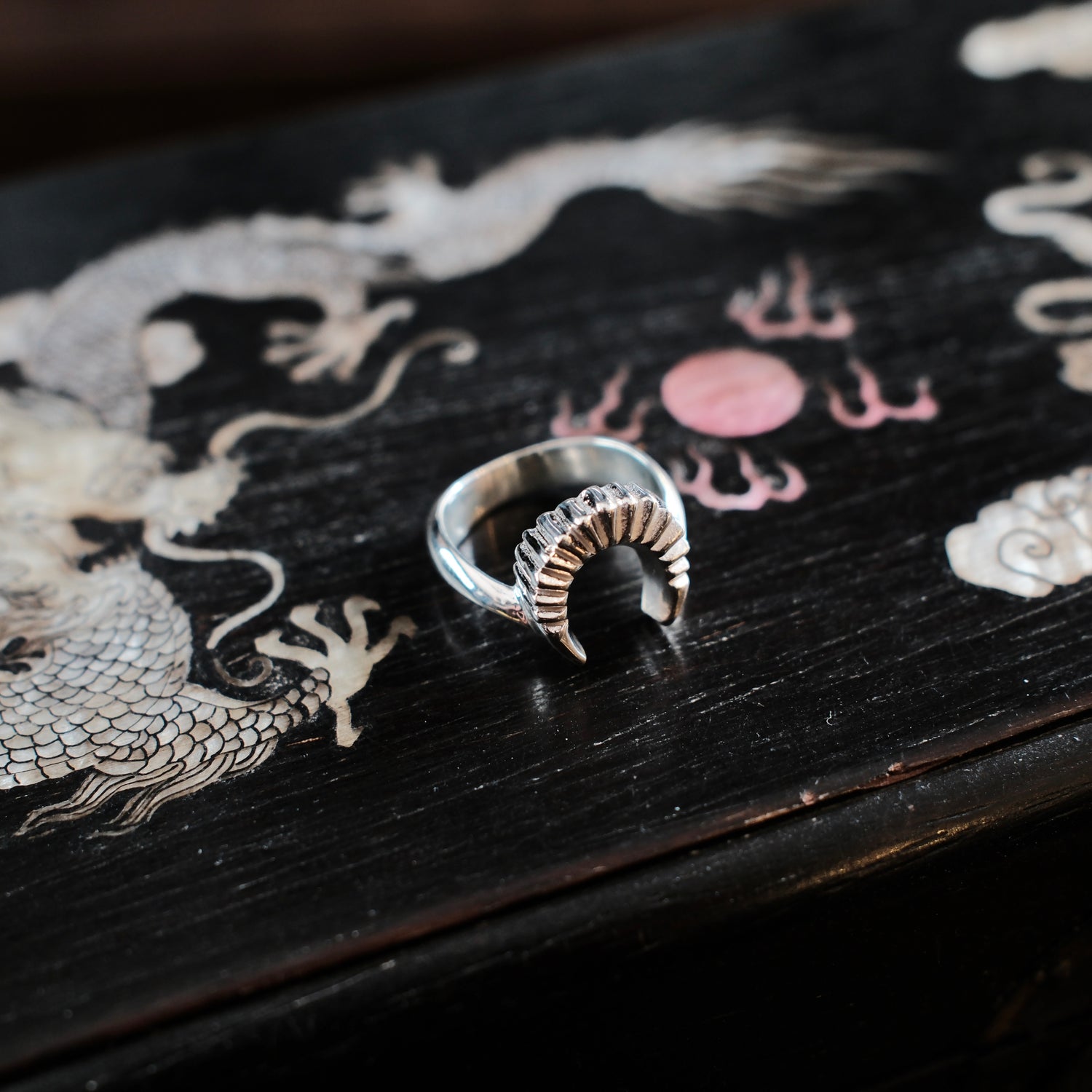 Dear Blossom Crescent Ring (R-078)