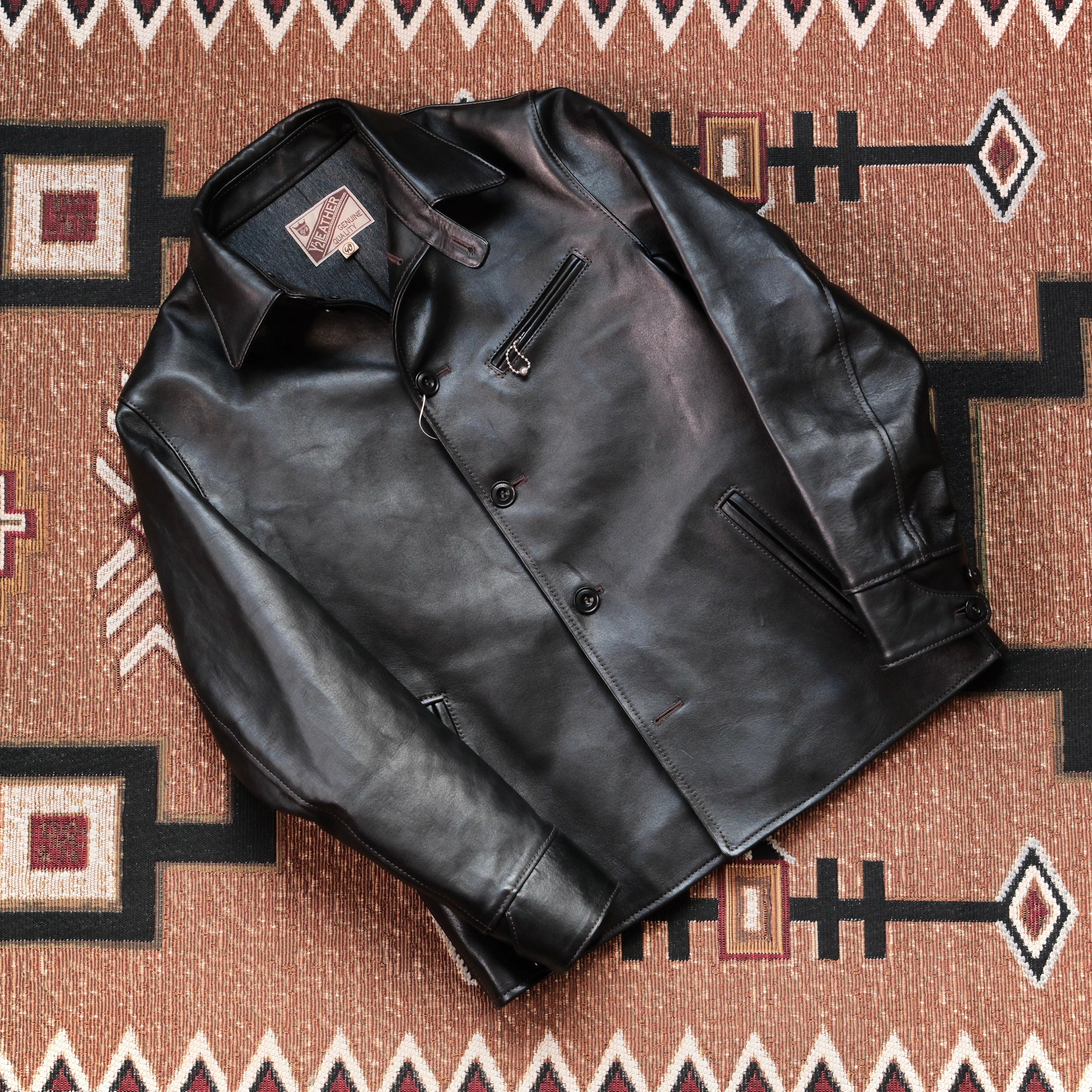 ジャケット・アウター Y'2LEATHER / ECO HORSE LIGHT CARCOAT Y'2 LEATHER Eco Horse Light Car Coat – Leather Healer