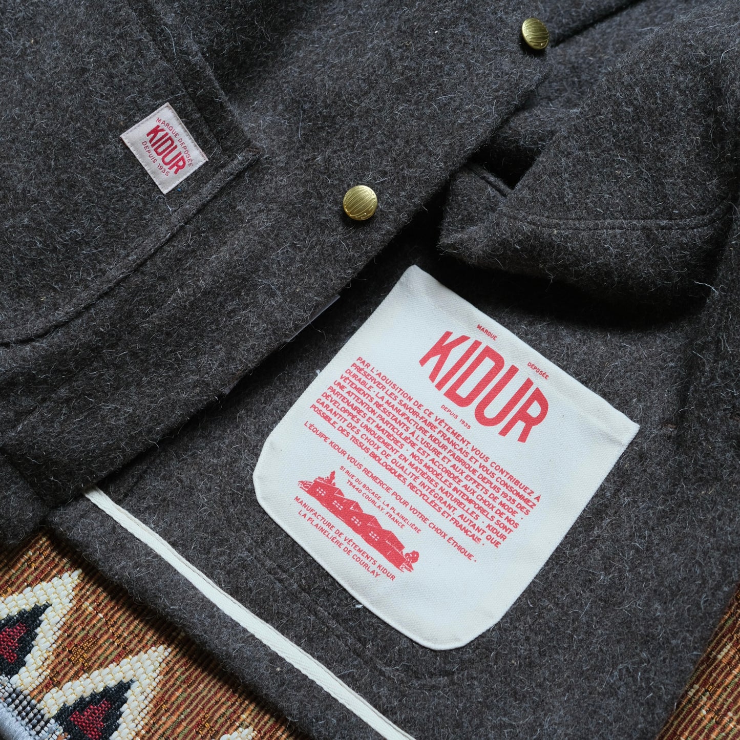 KIDUR Wool Basketweave ‘41 Jacket