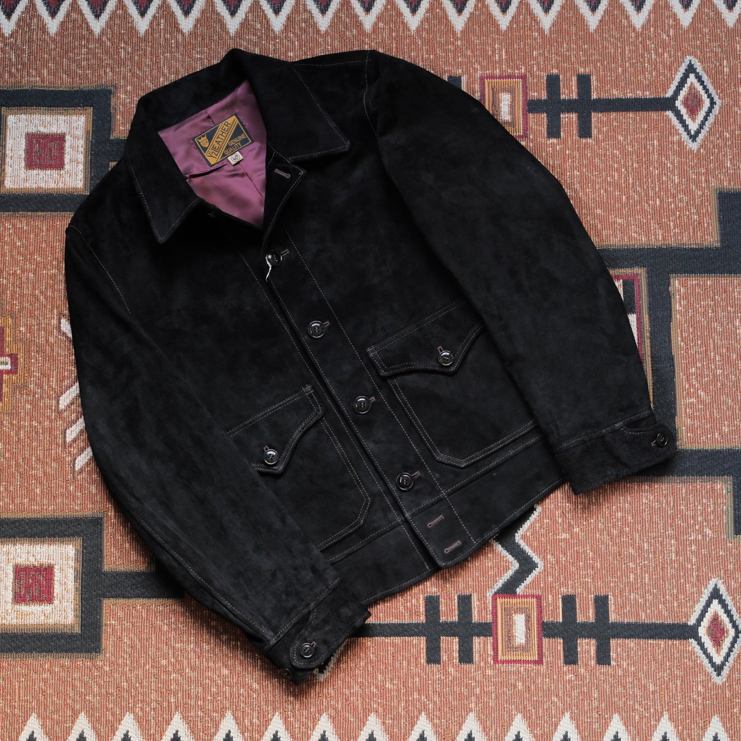 Y'2 LEATHER Horse Roughout Cossack Jacket