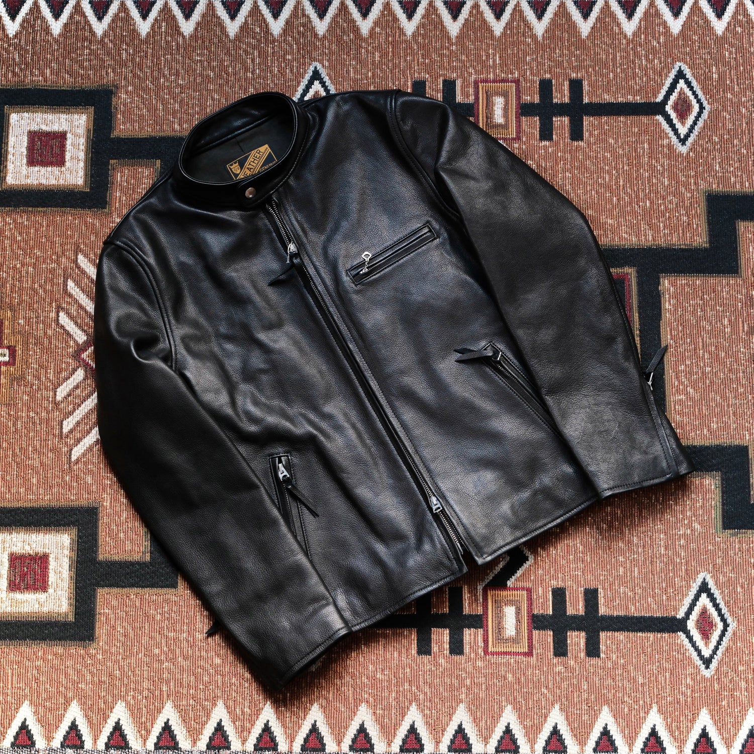 Y'2 LEATHER Steer Oil Single Riders