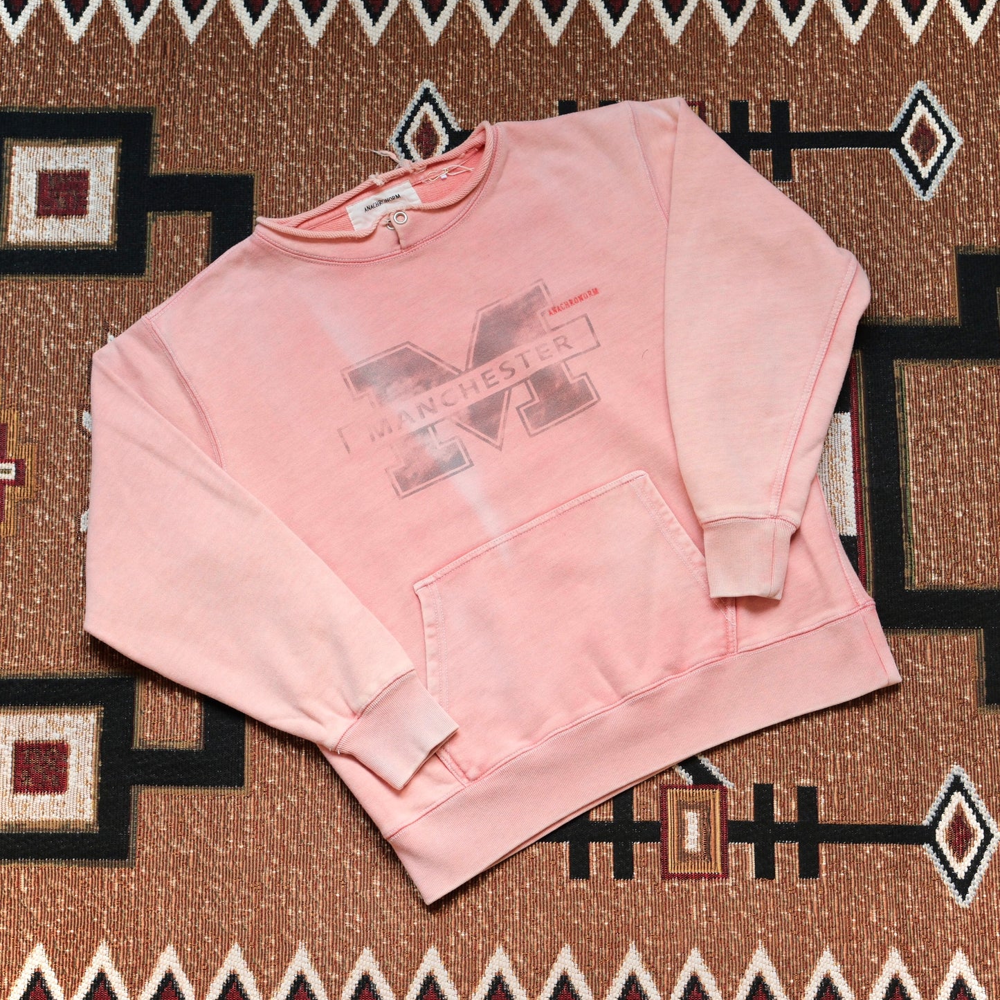 ANACHRONORM Manchester Printed Cuf-off Sweat Parka