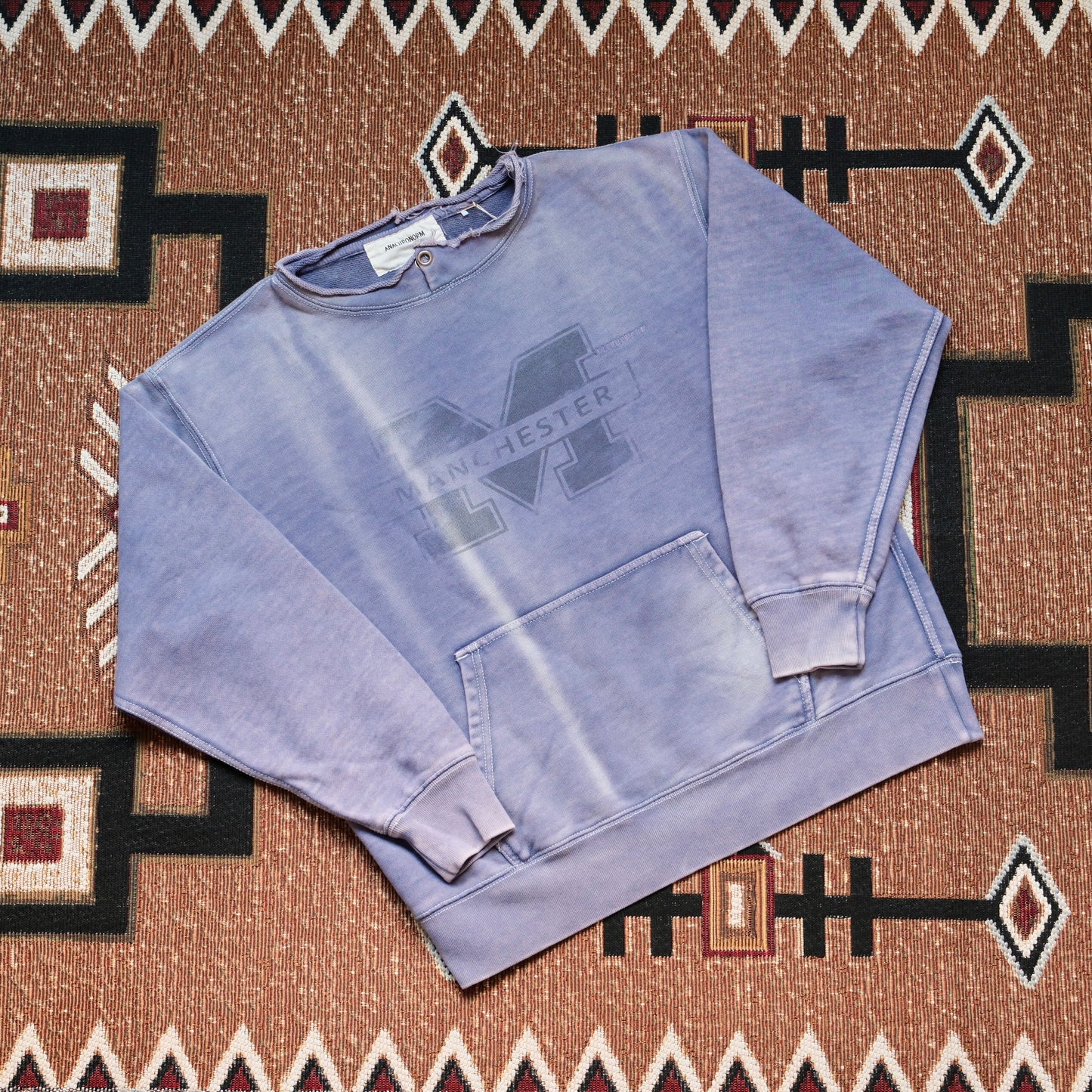 ANACHRONORM Manchester Printed Cuf-off Sweat Parka