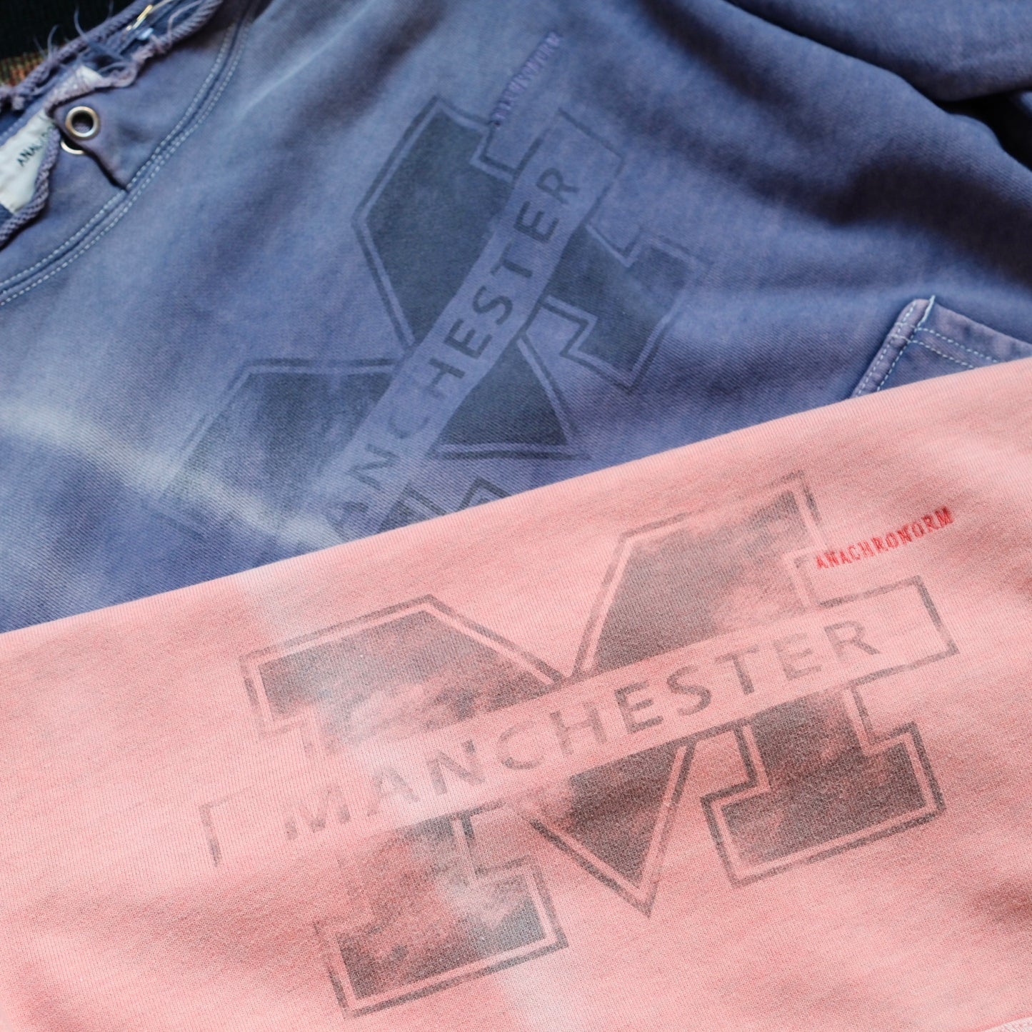 ANACHRONORM Manchester Printed Cuf-off Sweat Parka