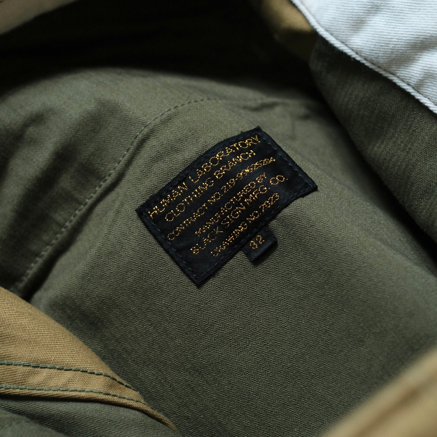 BLACK SIGN Khaki Chino Trousers Type-2