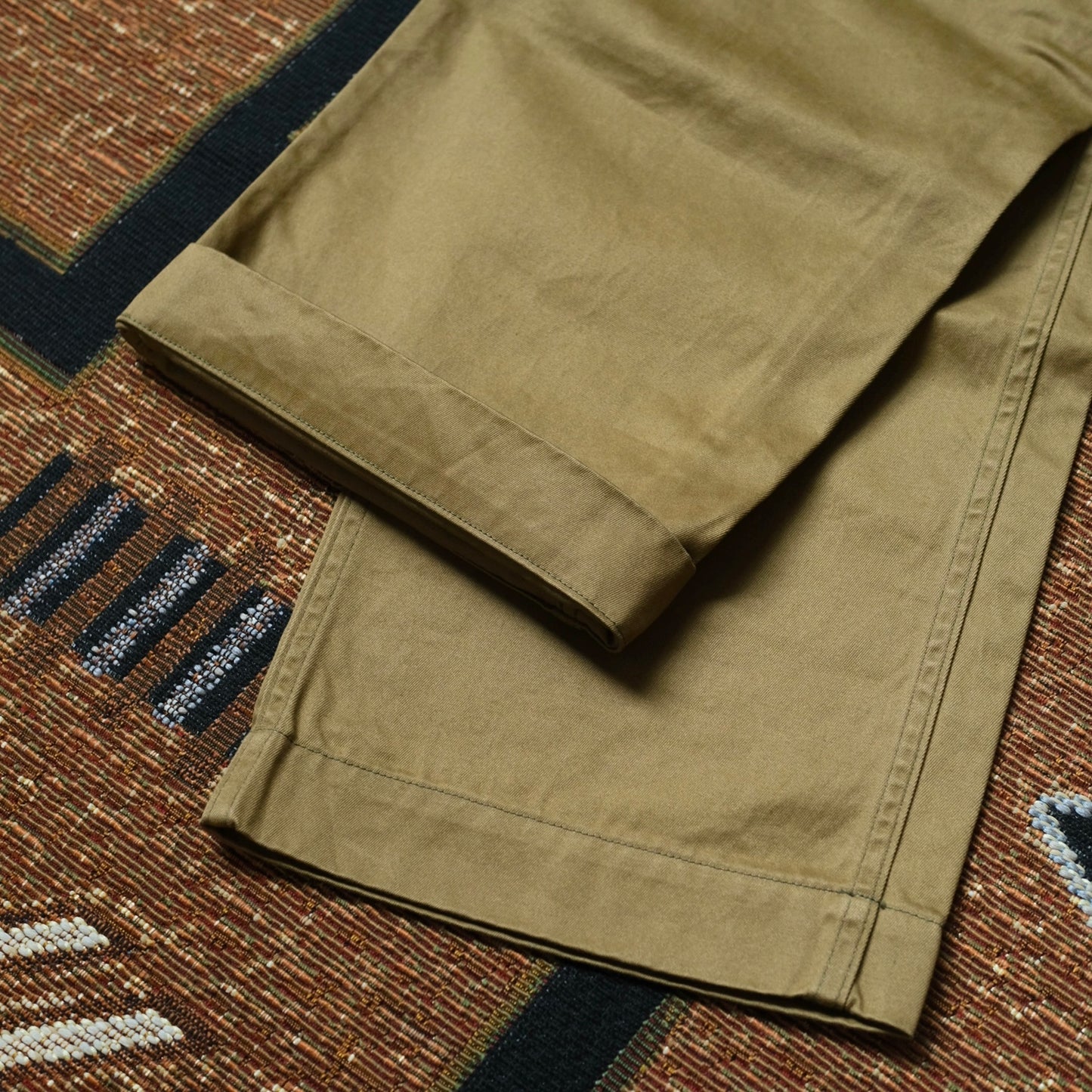 BLACK SIGN Khaki Chino Trousers Type-2