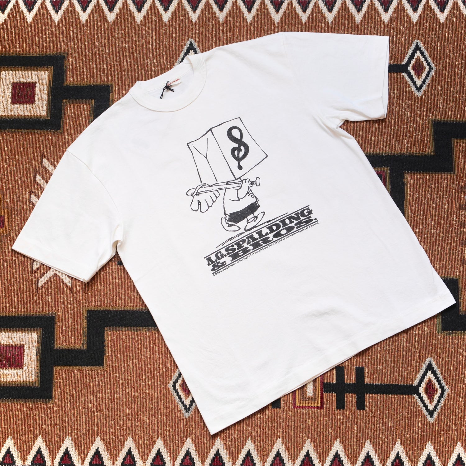 A.G. Spalding & Bros 8oz Print T-shirt (SKETCHBOOK3)
