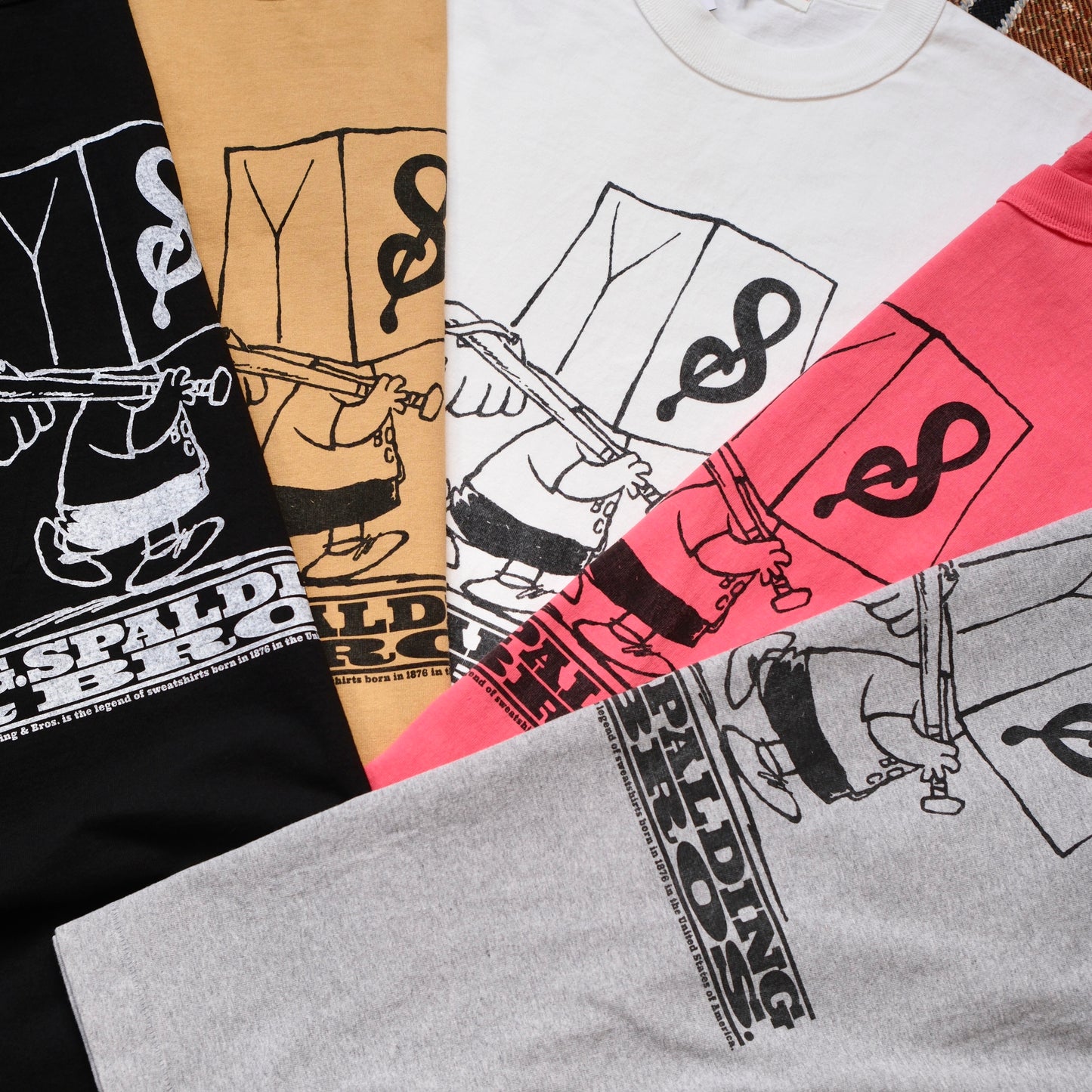 A.G. Spalding & Bros 8oz Print T-shirt (SKETCHBOOK3)