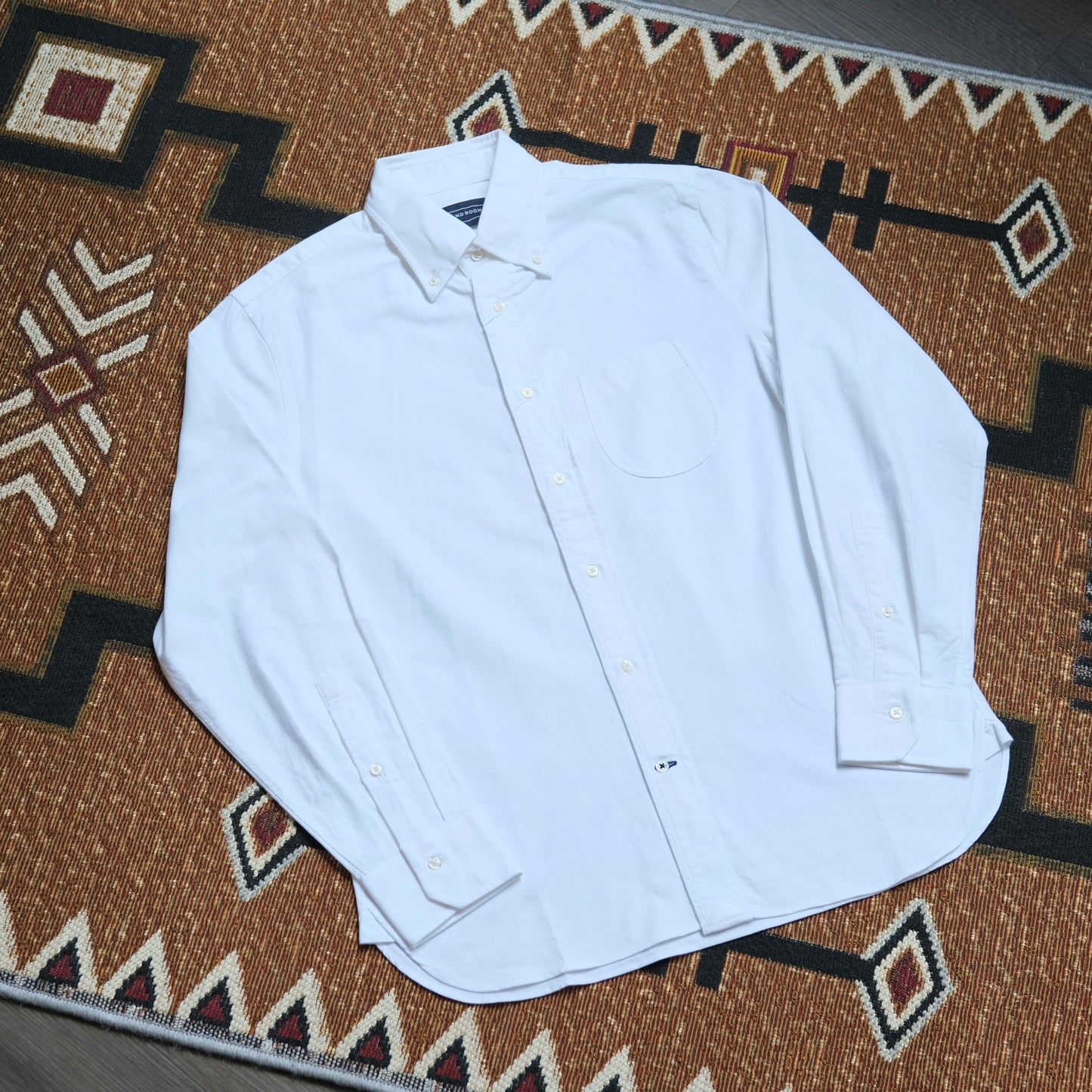 HAND ROOM Oxford Button Down Shirt