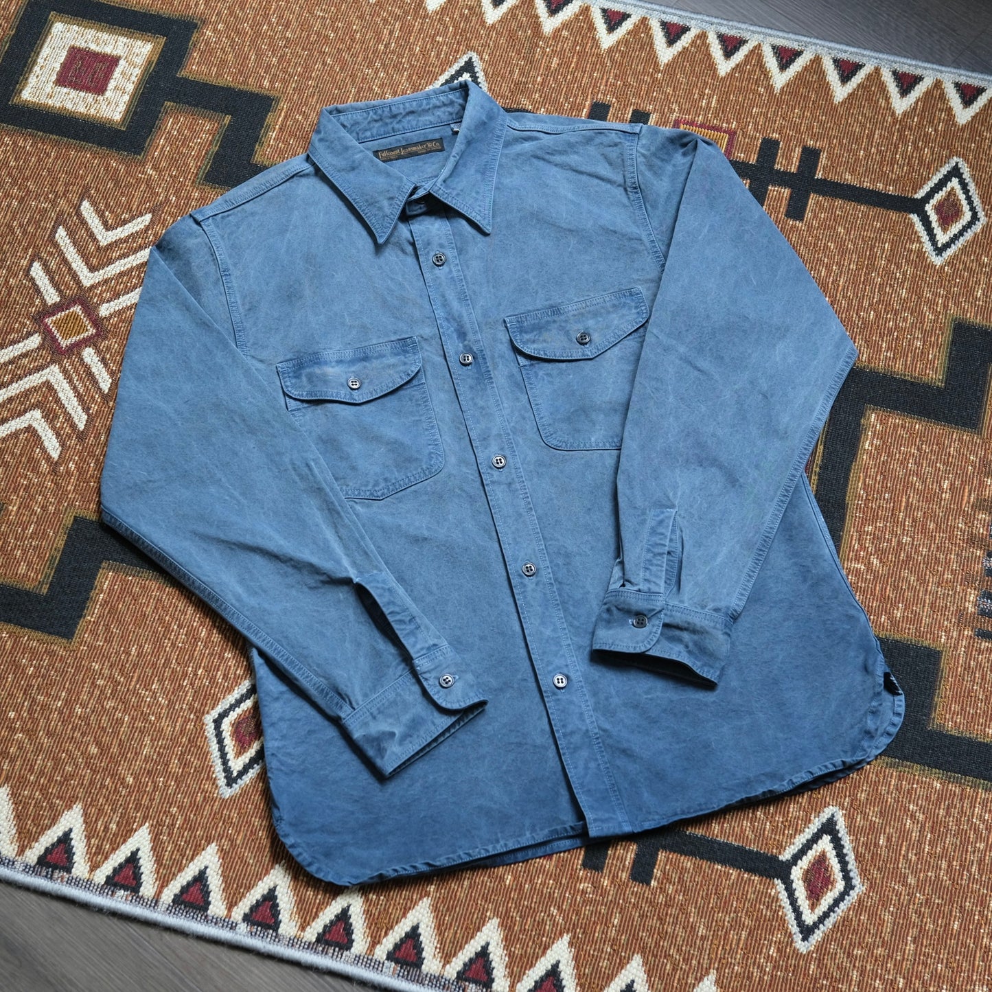 FULL COUNT Old Japanese Twill Work Shirt