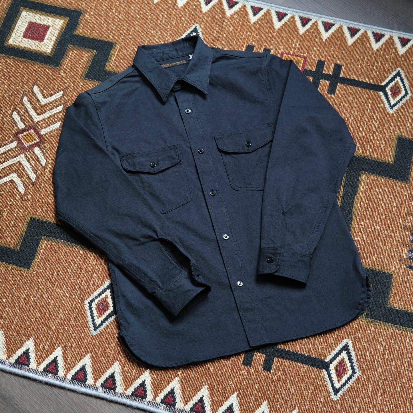 FULL COUNT Old Japanese Twill Work Shirt