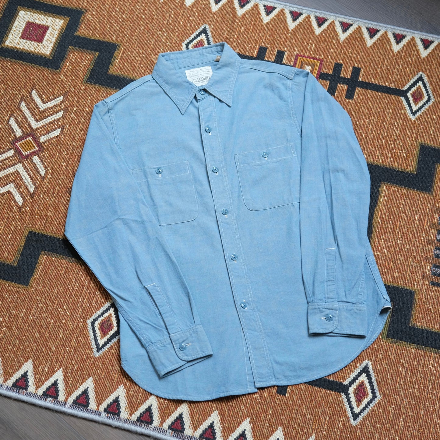 FULL COUNT Chambray Work Shirt