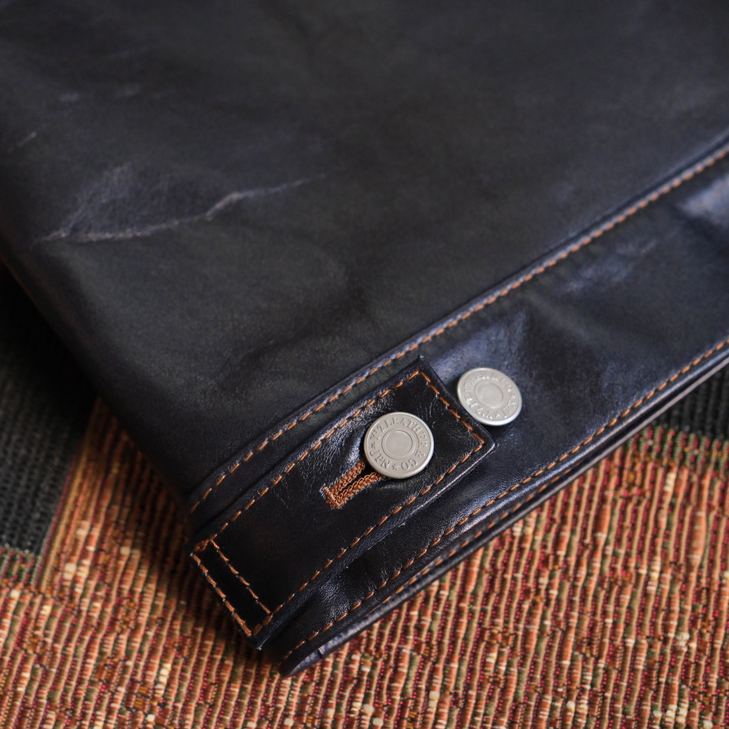 Y'2 LEATHER Horse 2nd Type Jean Jacket