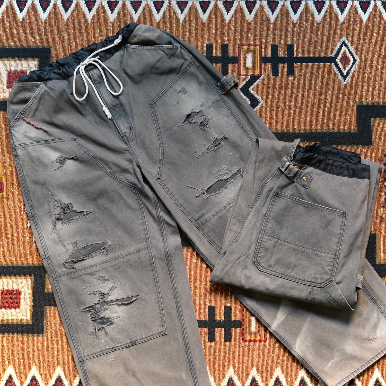 ANACHRONORM Double Knee Duck Painter Pants (Remaked)