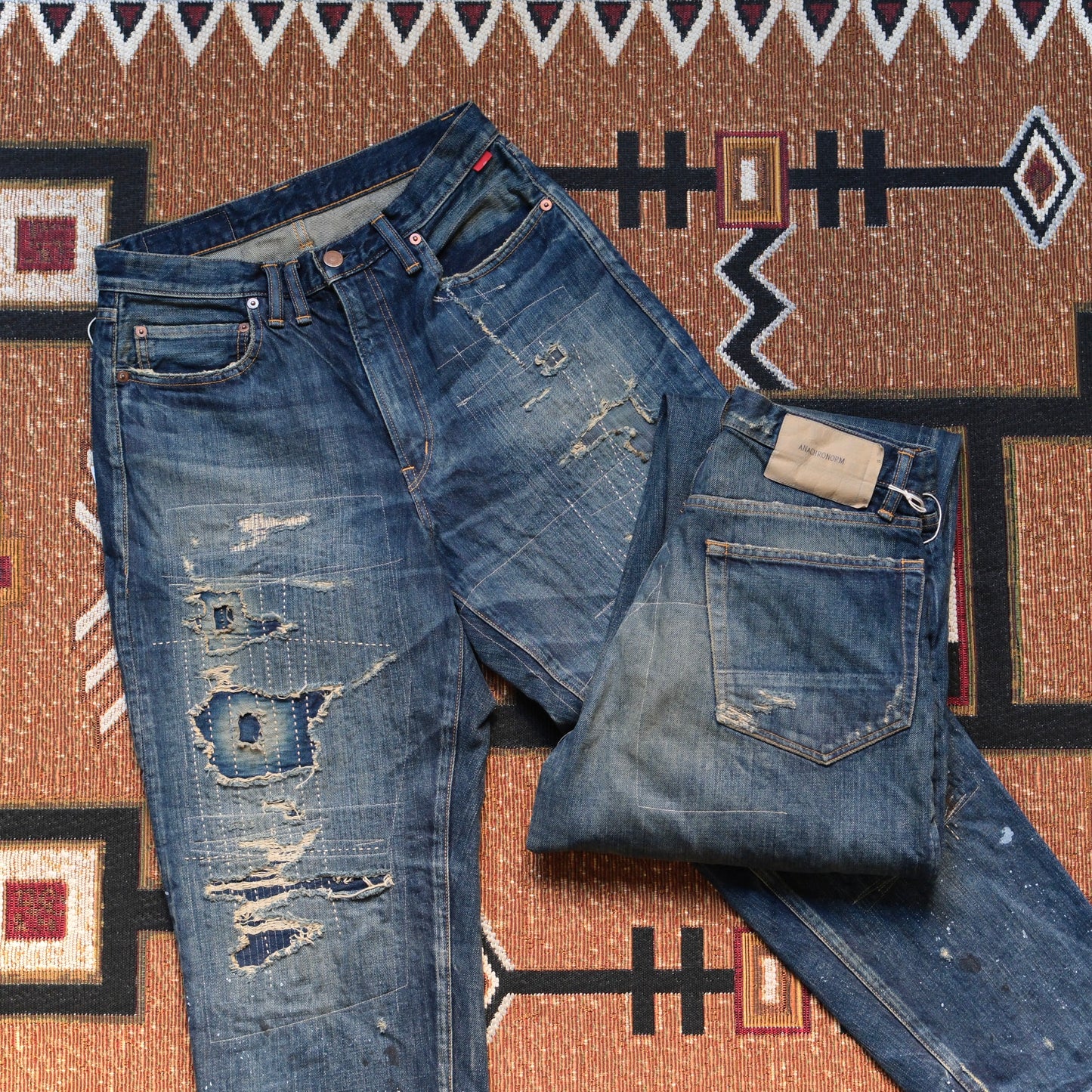 ANACHRONORM Regular Tapered 5P Pants (Hard Remaked)