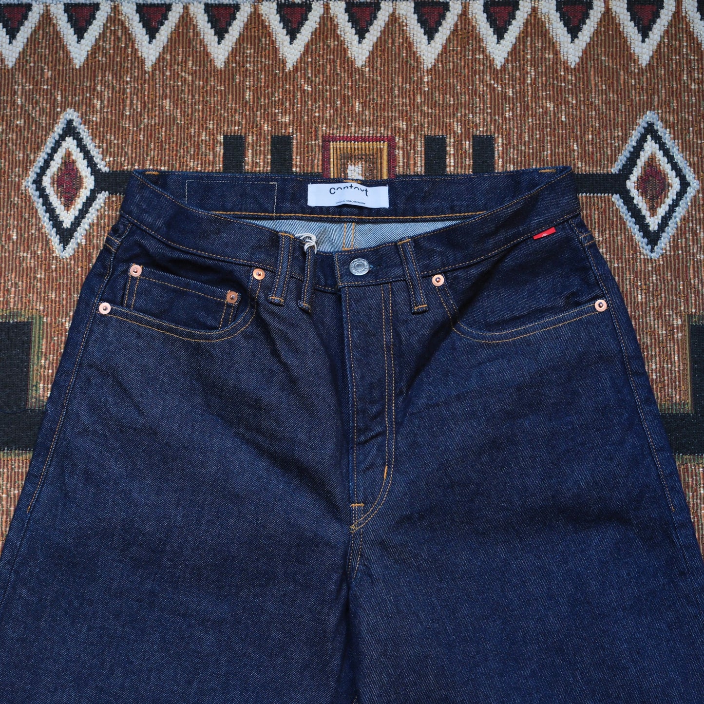 ANACHRONORM 80's Wide 5P Pants (One Wash)