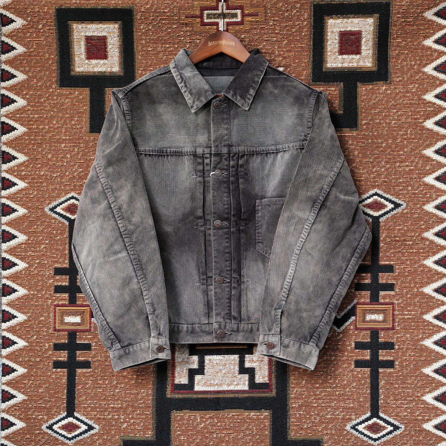 ANACHRONORM Sulfur Dyed Corduroy Front Tuck Jacket