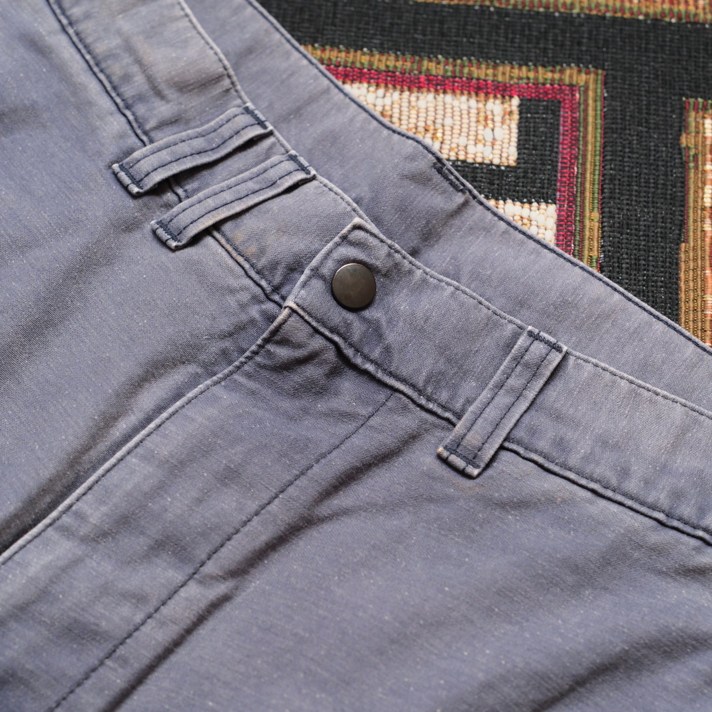 ANACHRONORM Back Satin Aging Military Flap Pants