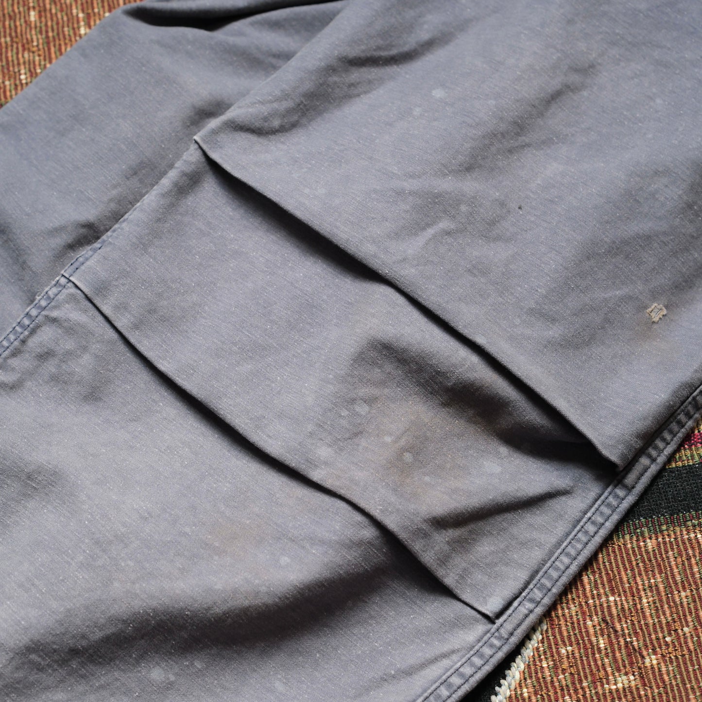 ANACHRONORM Back Satin Aging Military Flap Pants