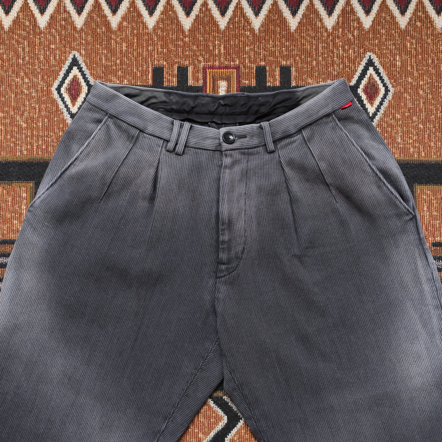 ANACHRONORM Heavy Pique 2 Tuck Wide Trousers (Aging)